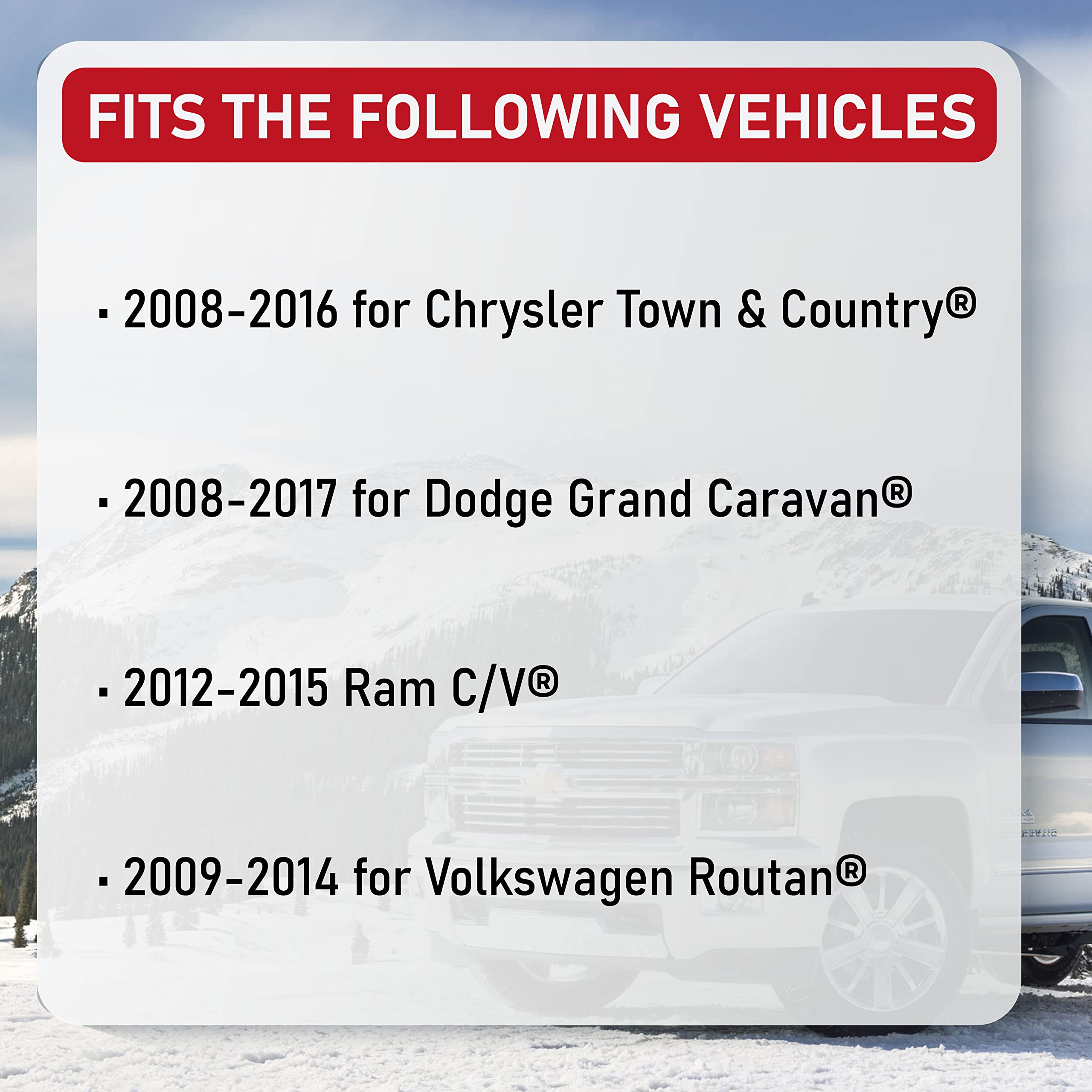 Replacement Front Wheel Hub Bearing Assembly Set Of 2 - Compatible With Chrysler, Dodge & Volkswagen Vehicles - Town & Country,