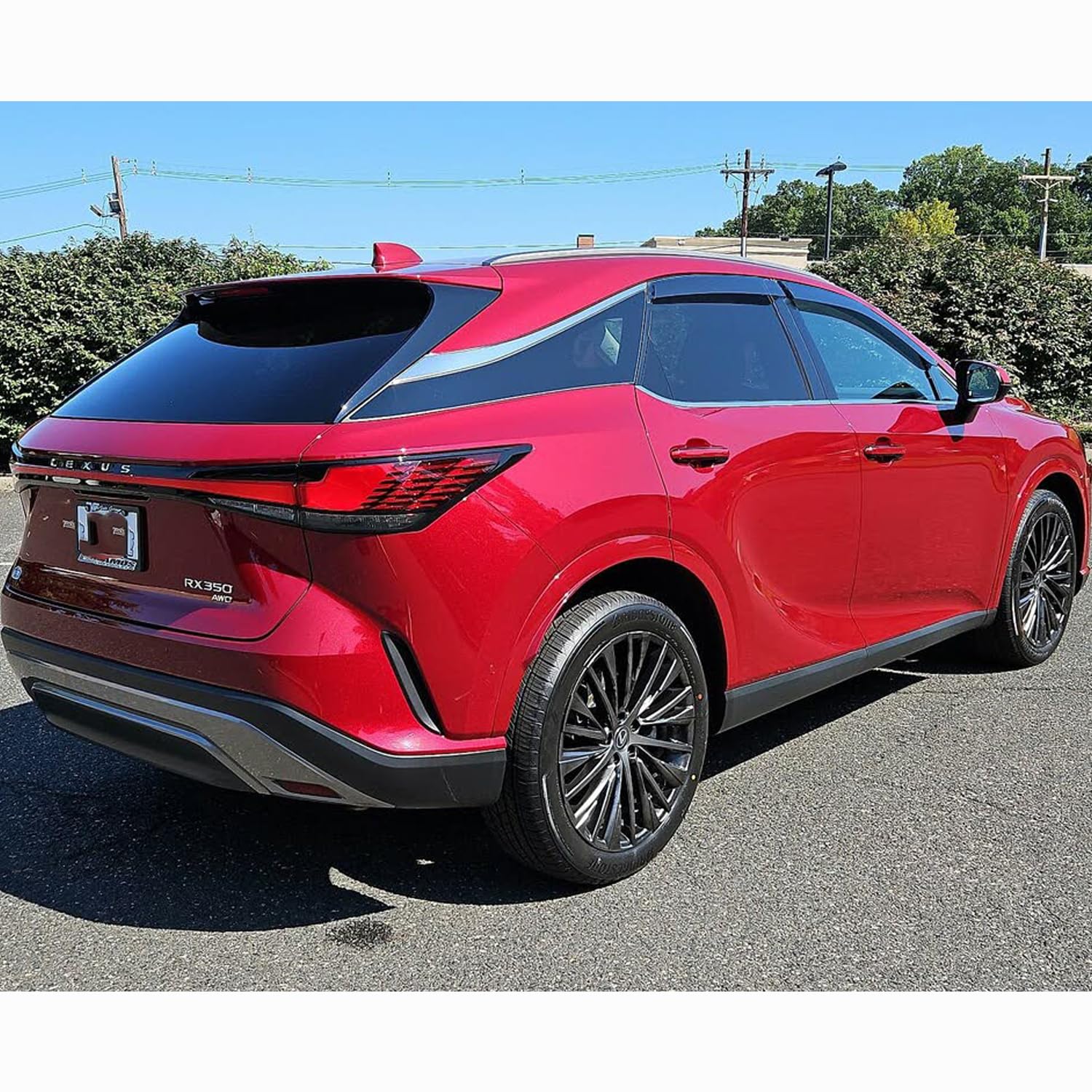 Side Car Window Visor Vent Deflectors Rain Guards Compatible With Lexus Rx 350 350H 500H 2023 2024 2025, Vent Deflector Window R