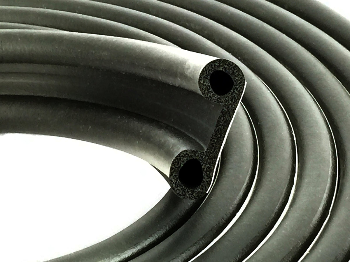 ESI Super Cap Seal 23 FT (1 1/2'' Width x 1/2'' Height x 23' Length) EPDM Rubber for Caps 200 lbs or Less