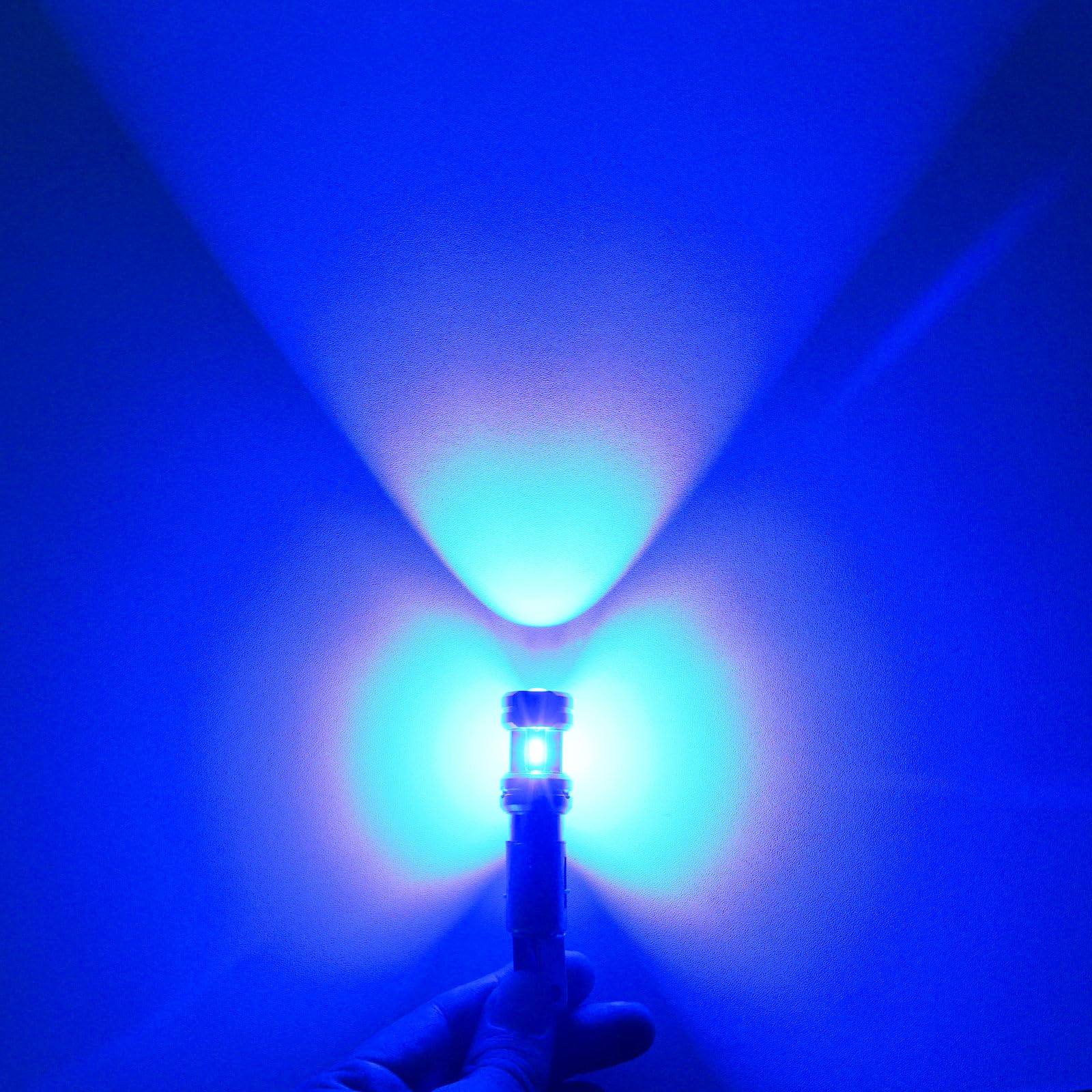 Phinlion 1156 Blue Led Light Bulbs, Super Bright 12V 24V P21W 7506 Ba15S Led Replacement For Reverse Drl Daytime Running Lights