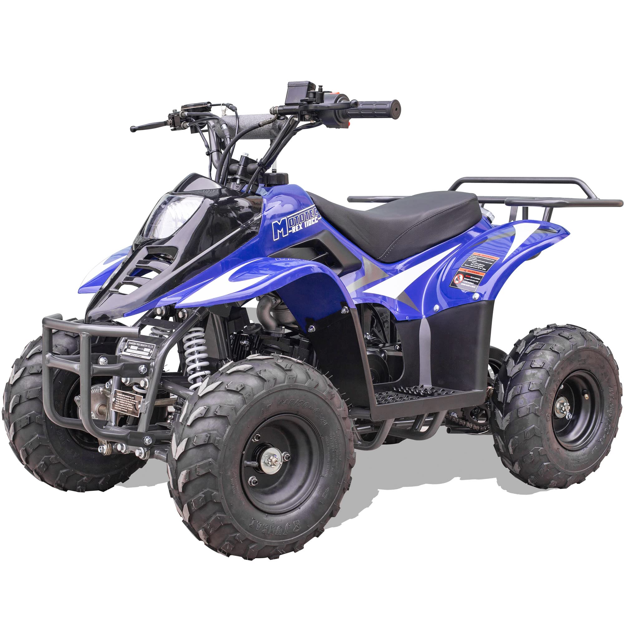 Mototec Rex 110Cc 4-Stroke Kids Gas Atv Blue 49X29X32