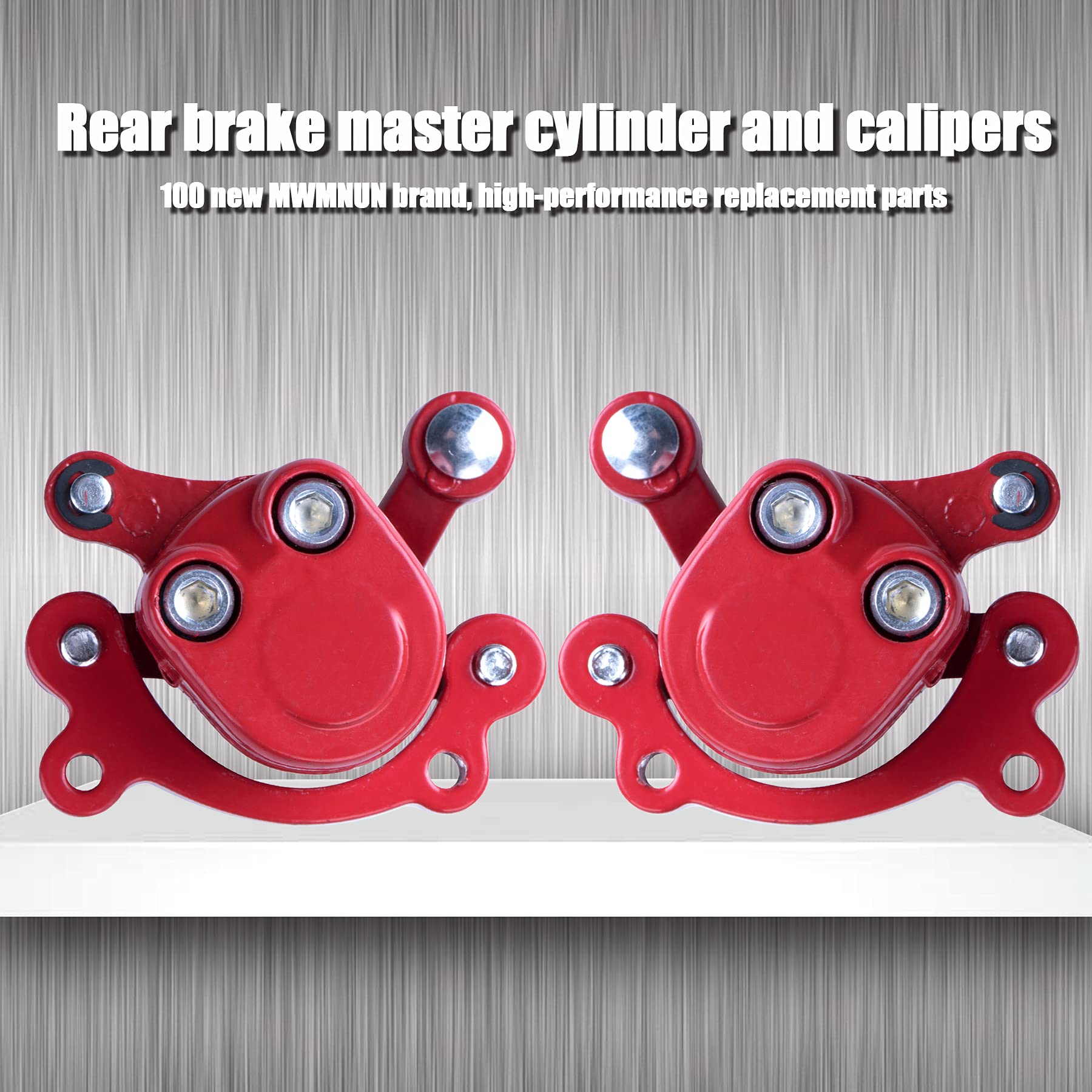 MWMNUN front Rear Disc Brake Caliper with Brake Pads Compatible with Motovox MBX10 MBX11 Mini Dirt Bike MM-B80-BR 80CC 2.5HP Mot