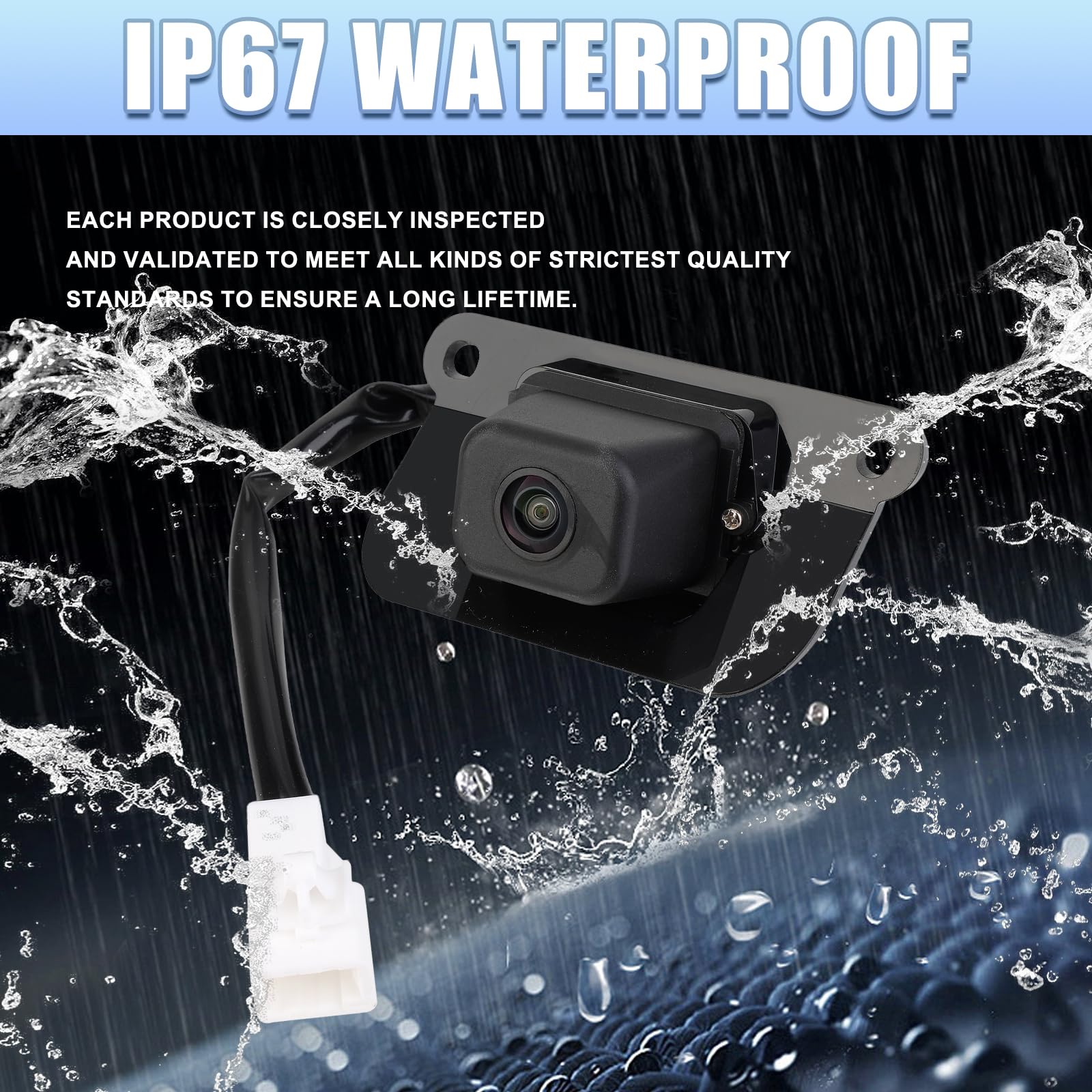 Arokzn 86790-60030 Rear View Backup Camera Compatible With Lexus Gx470 2003-2006 Park Assist Camera Replaces # 8679060030