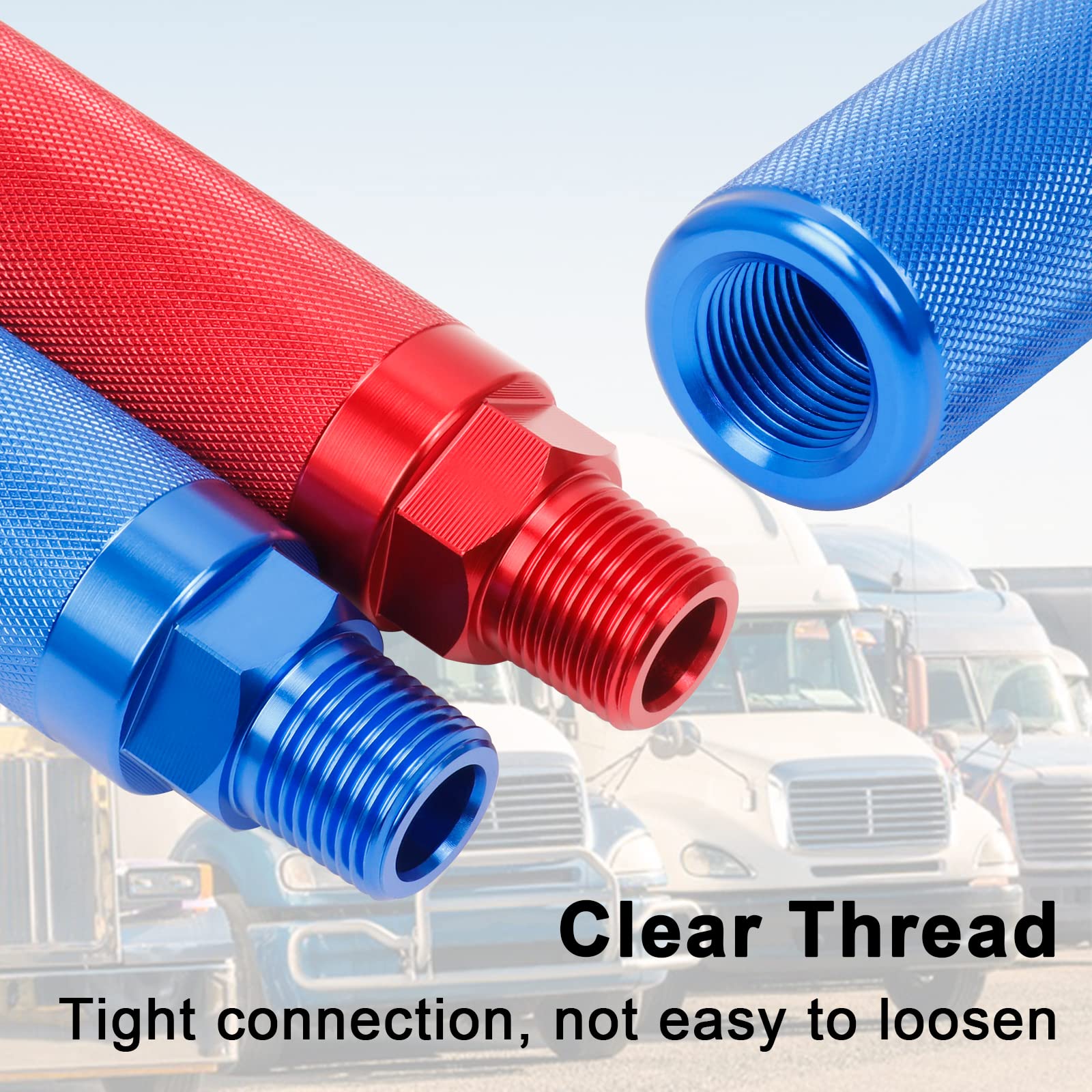 Dazakoot Glad Hand Handles for Semi Truck, Air Glad Hand Grip for Semi Trucks and Trailers, Extension Handle Set for Easier Coup