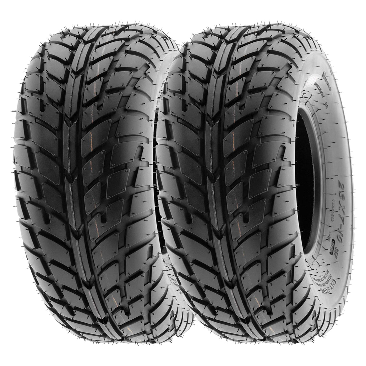 Sunf 19X7-8 Atv Utv Quad Tire 19X7X8 Hardpack Race Sport 6 Pr A021 - Pair Of 2