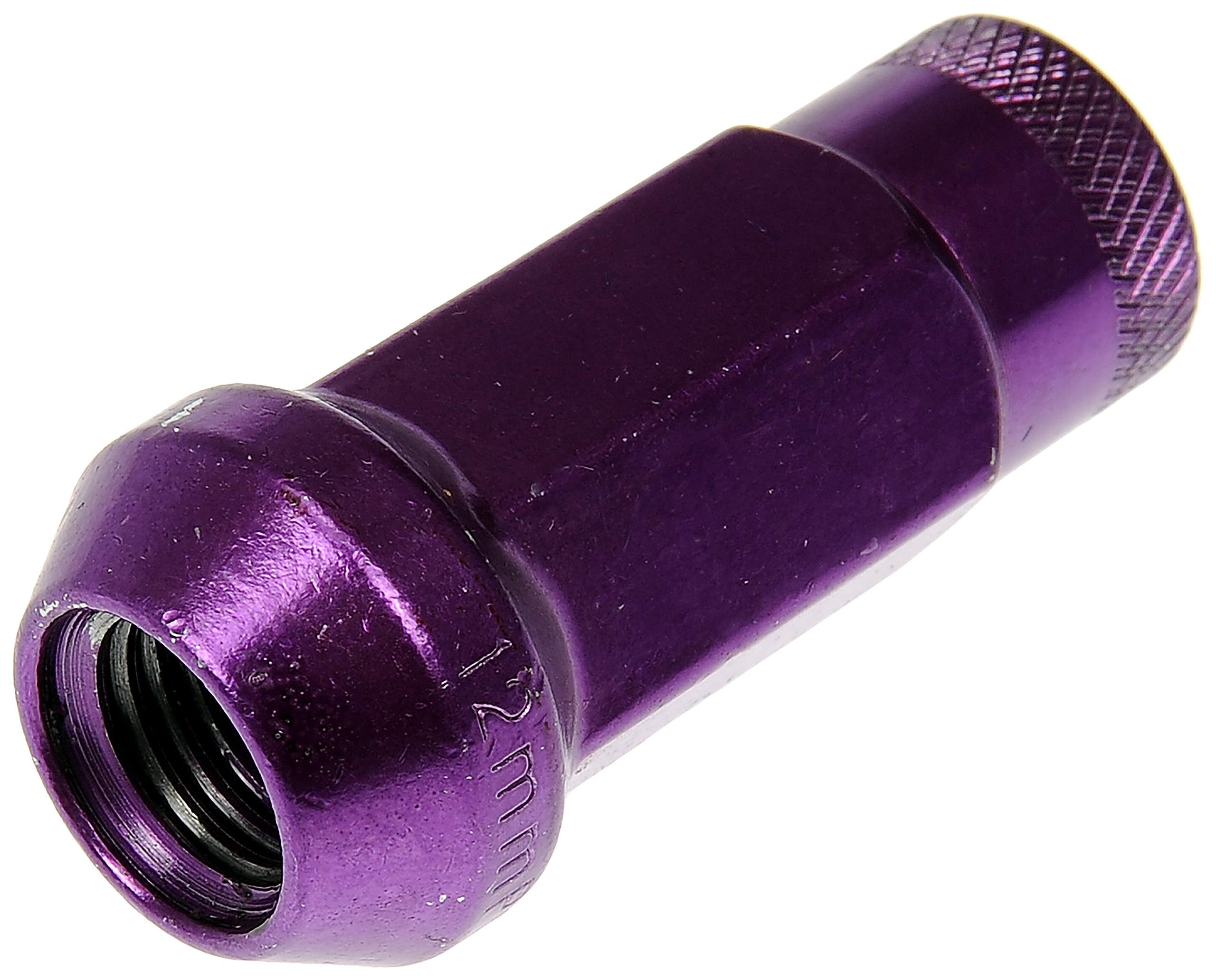 Dorman 713-385J Purple Open End Knurled Wheel Nuts Compatible with Select Models, 20 Pack