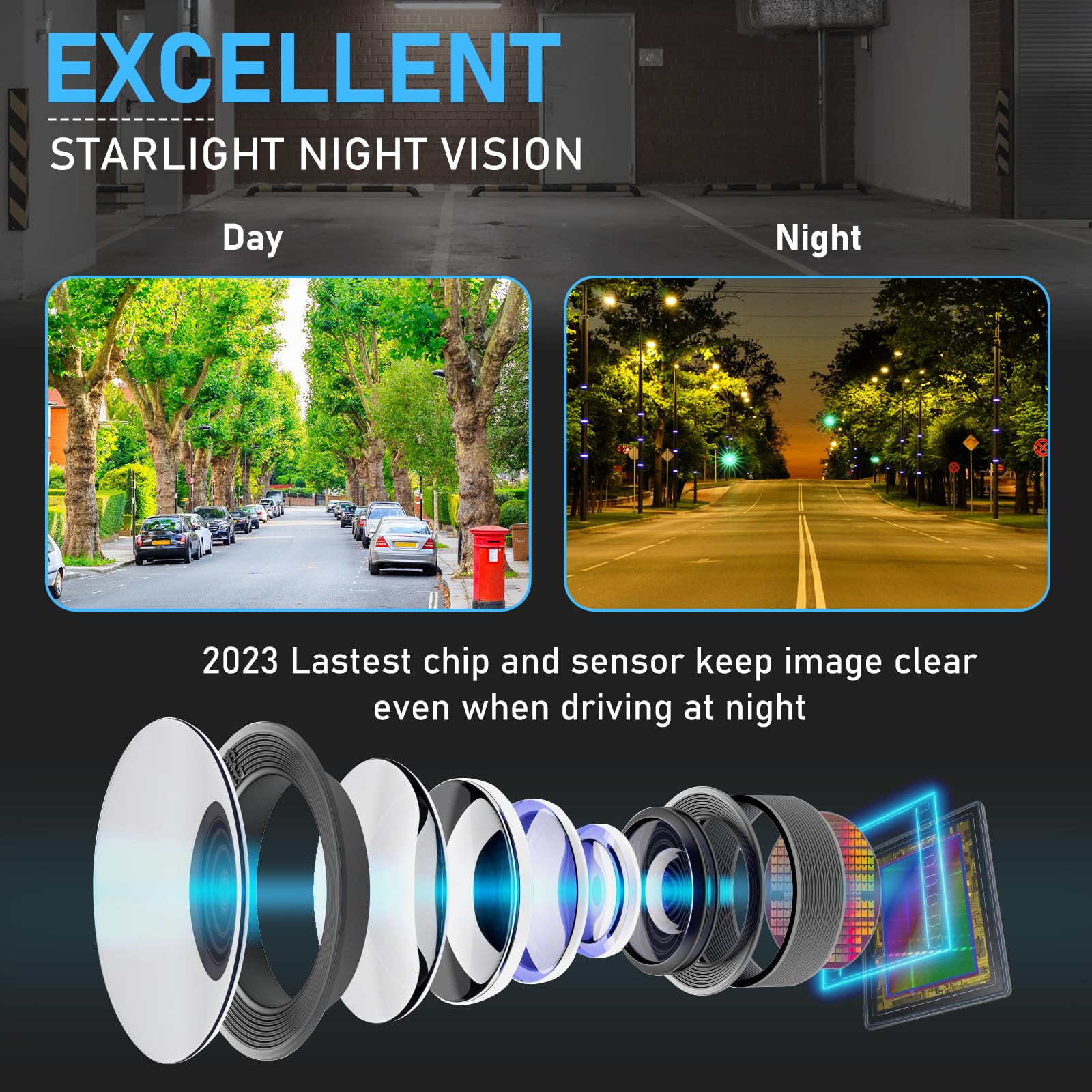 Hd Backup Camera For Car Universal Front/Side/Rear Camera For 12V Car Truck Pickup Suv Rear View Reverse Camera With 360 Rotatio