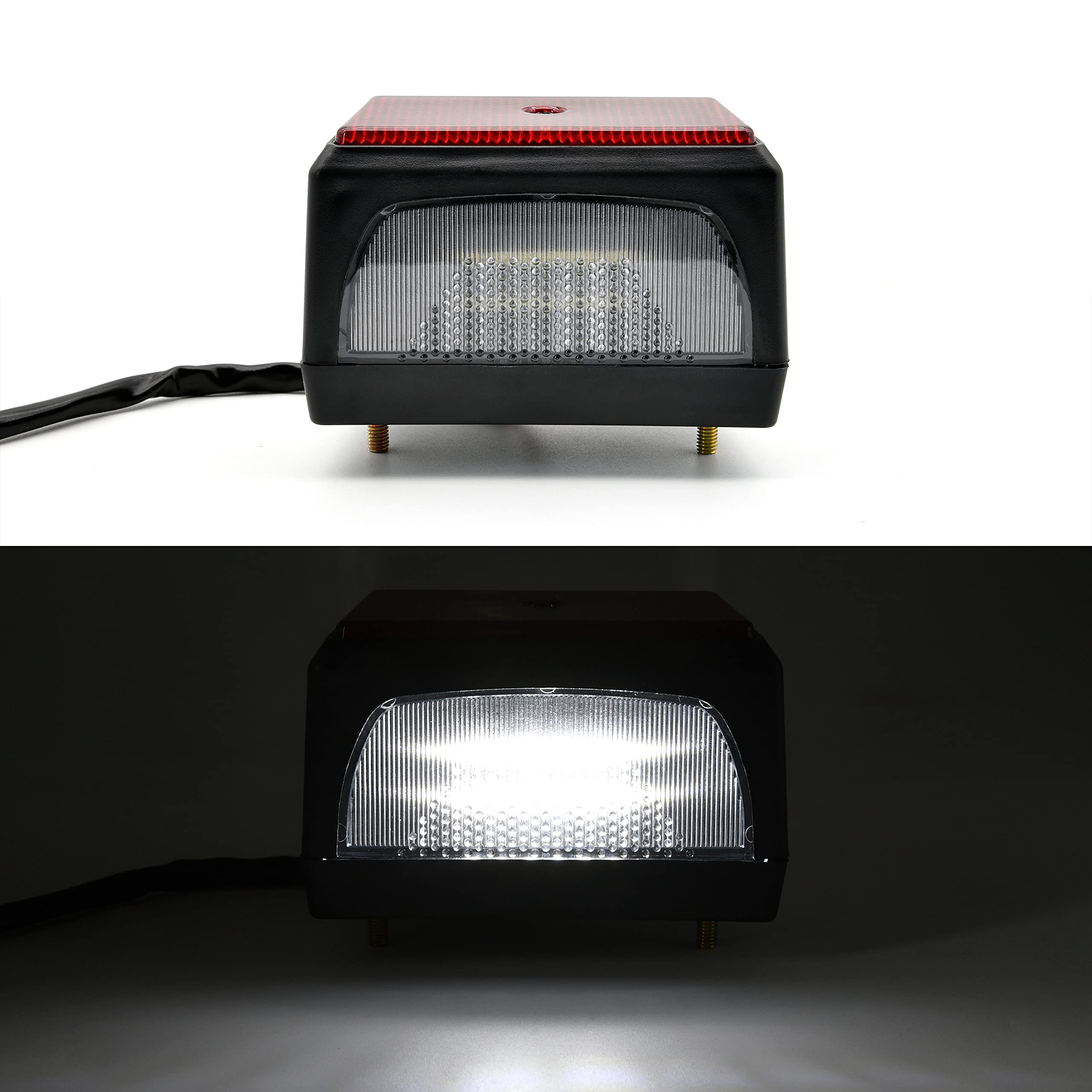 Sautvs Led License Plate Light For Can-Am Spyder, Led License Plate Light Kit For Can Am Spyder F3 All Models Accessories (1Pcs,