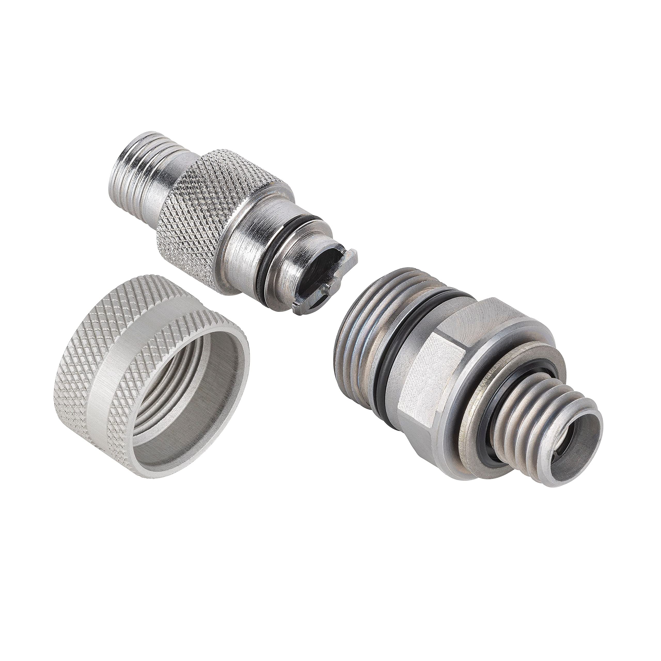 Stahlbus Oil Drain Valve Plug M12X1.75X12Mm - Clean, Easy, No Tool Oil Change - Includes Oil Drain Plug, Washer, Cap, Connector,