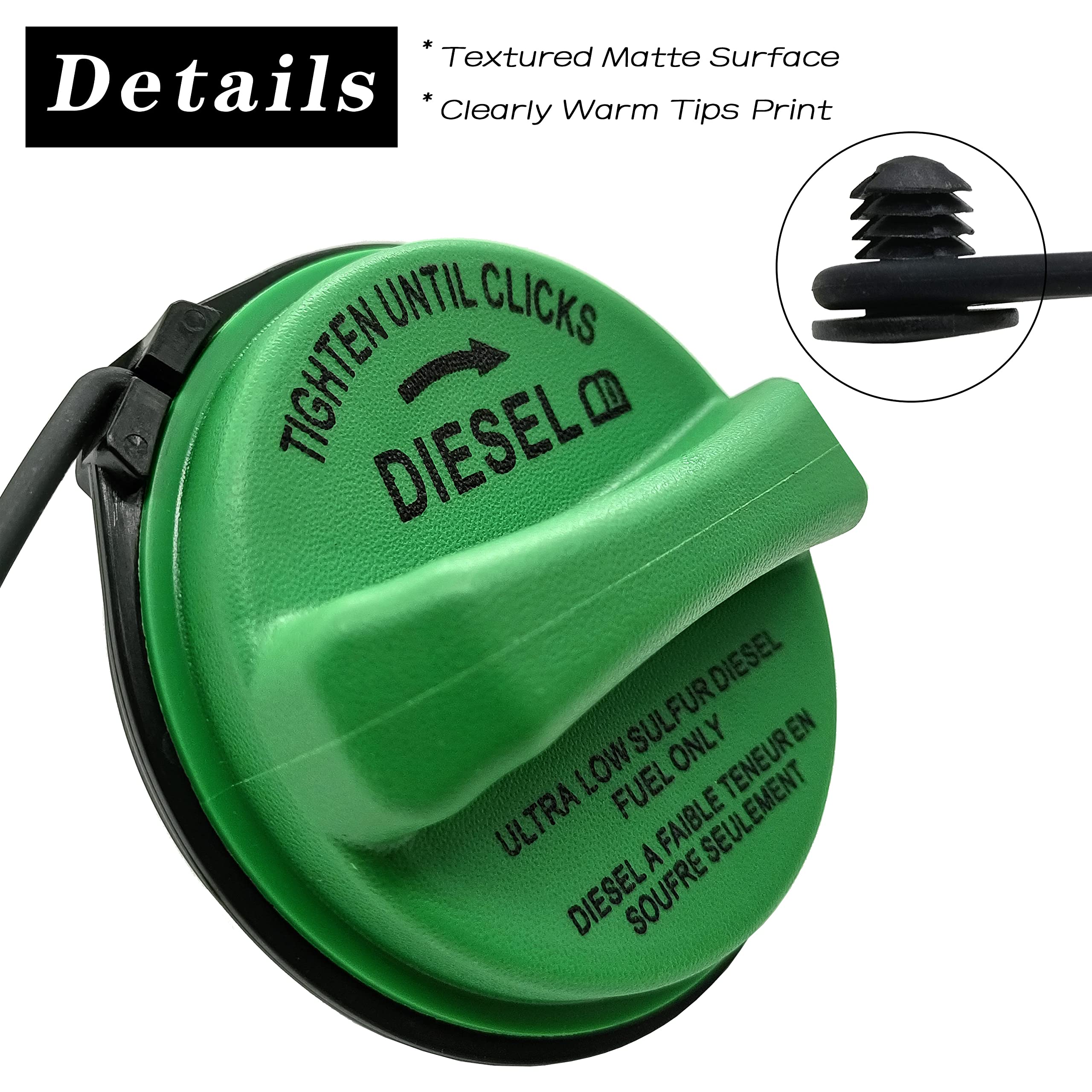 Rldym Fc1068 8C3Z-9030-C Gas Cap Fuel Cap For 2008-2019 Ford F250 F350 F450 F550 Super Duty 6.4L 6.7L Diesel Fuel Cap