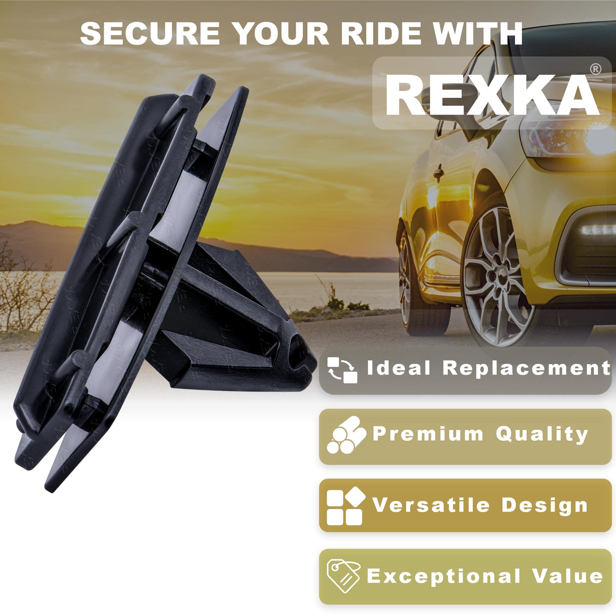 Rexka 31Pcs Fender Flare & Rocker Moulding Clip 68039280-Aa For Jeep Wrangler Jk & Unlimited Jk Ram 4500 Ram 5500 68039280Aa -Mu