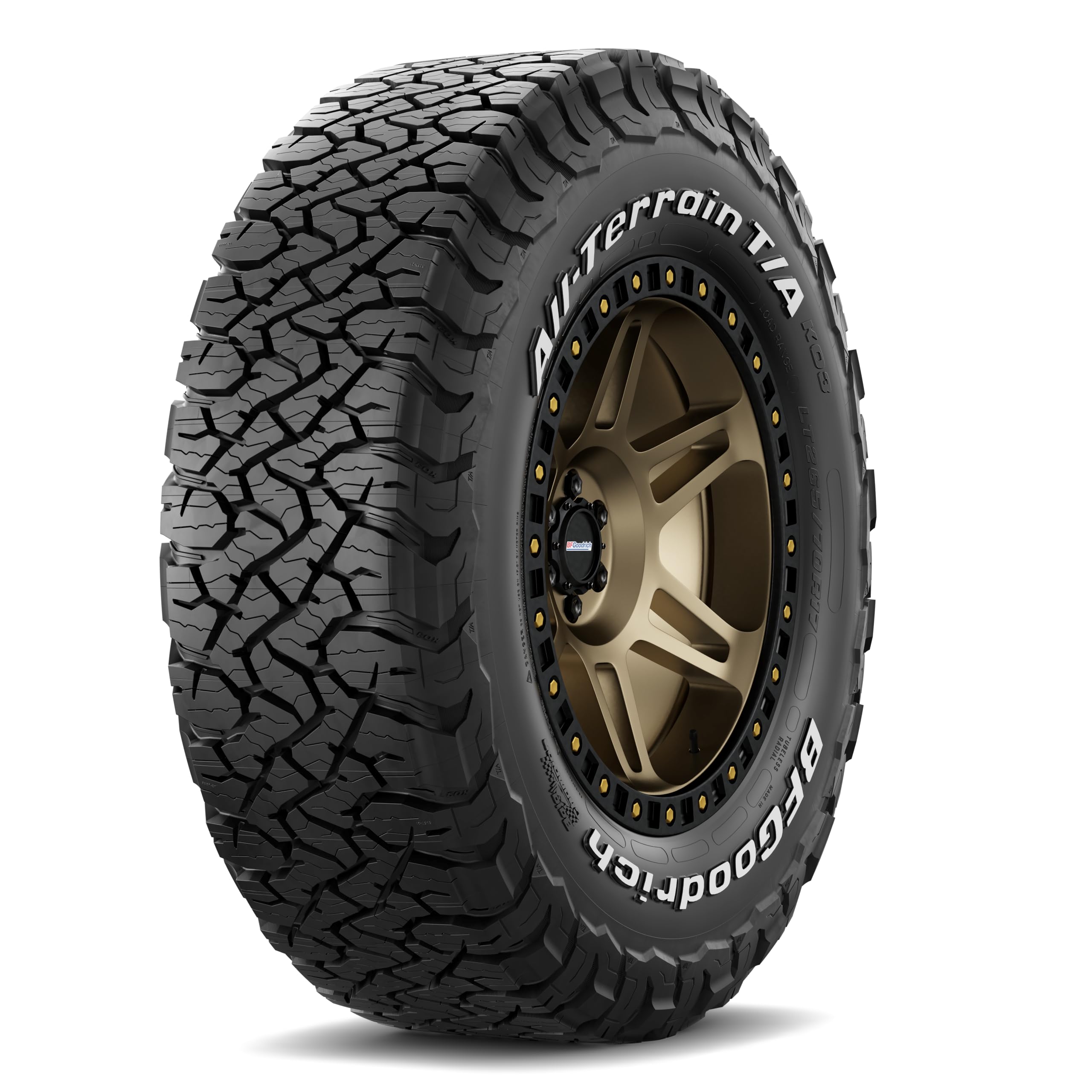 BFGoodrich All-Terrain T/A KO3 Car Tire for Light Trucks, SUVs, and Crossovers, LT295/75R16/E 128/125S