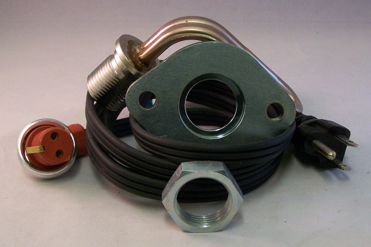 Engine Heater Kit compatible with DETROIT DIESEL 3-53, 4-53 Engines without water cooled compressor