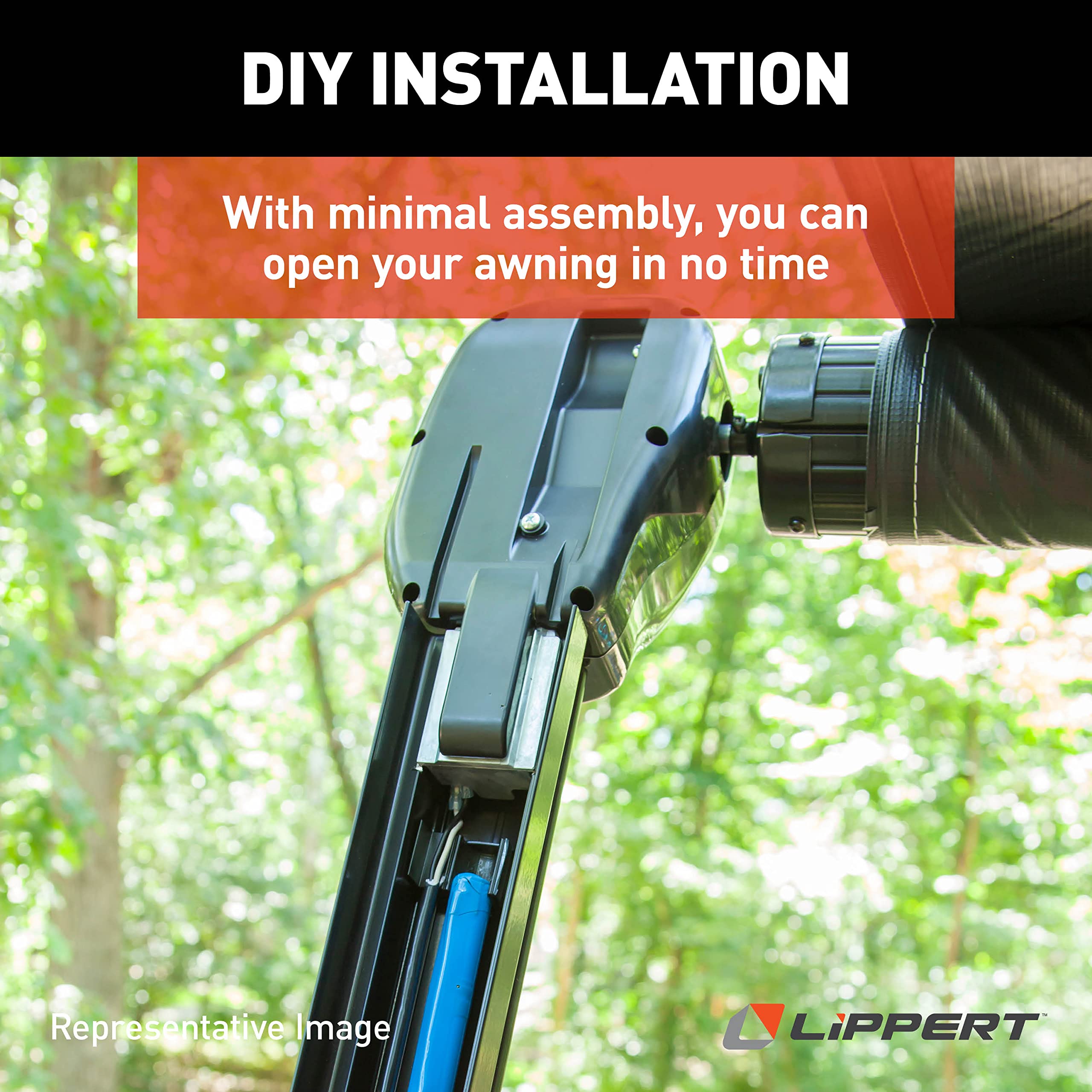 Solera 300030 Manual Crank Rod And Hook For Solera Awnings - White