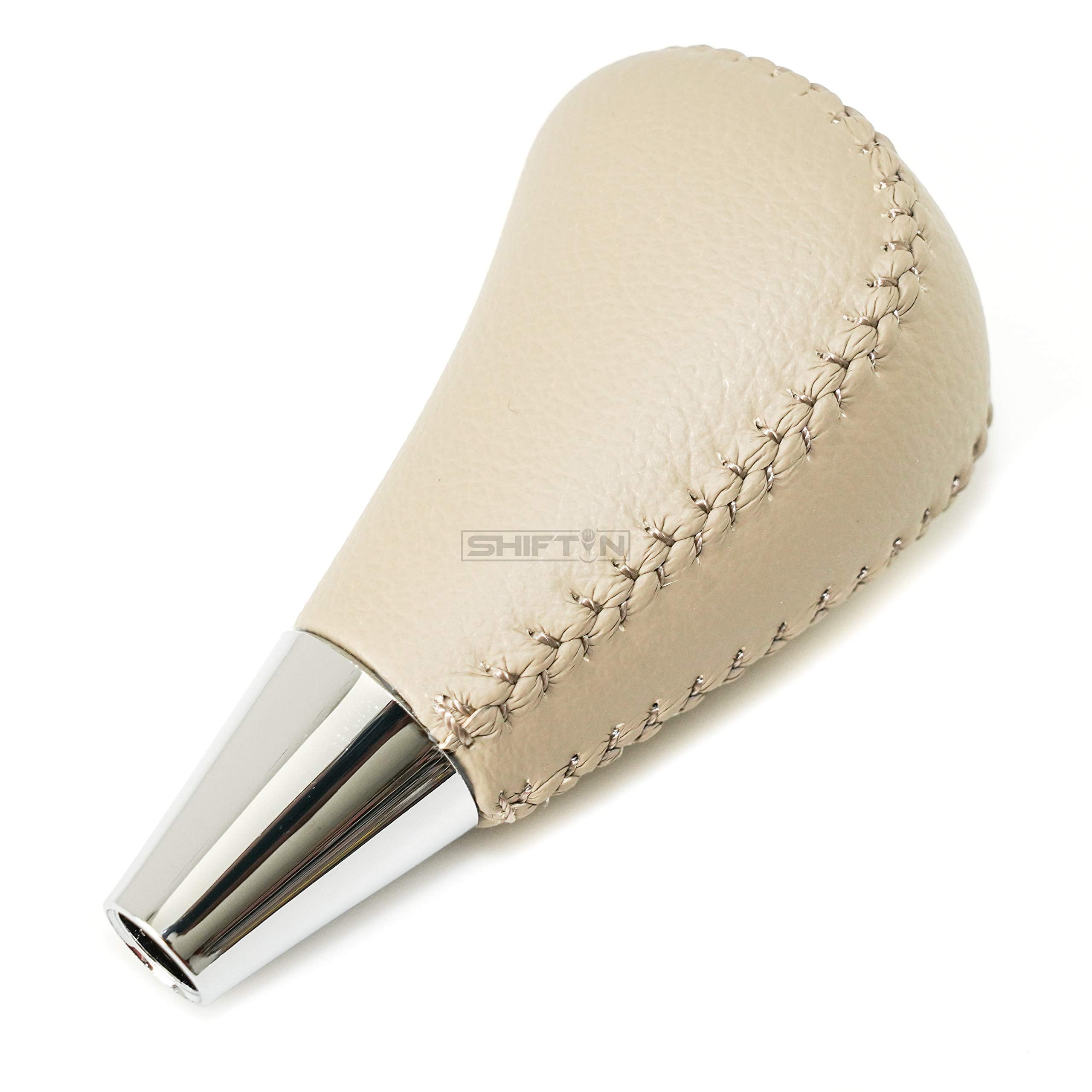 Shiftin Leather Wood Gear Shift Knob For Toyota Avalon Yaris 4Runner Land Cruiser Sienna Camry Solara Tacoma And Lexus Es300 Es3