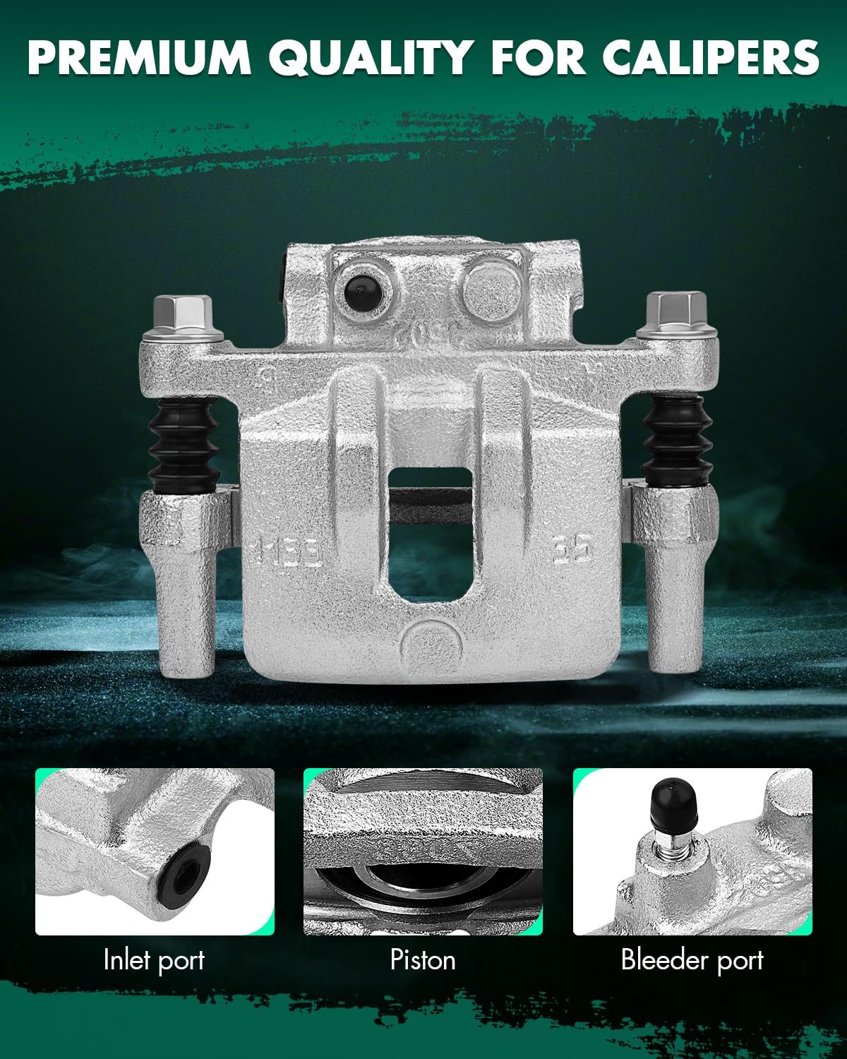 Scitoo Rear Brake Calipers With Bracket 18B5039 18B5038 Compatible For Chrysler 0/Sebring, For Dodge Avenger/Caliber, For Jeep C