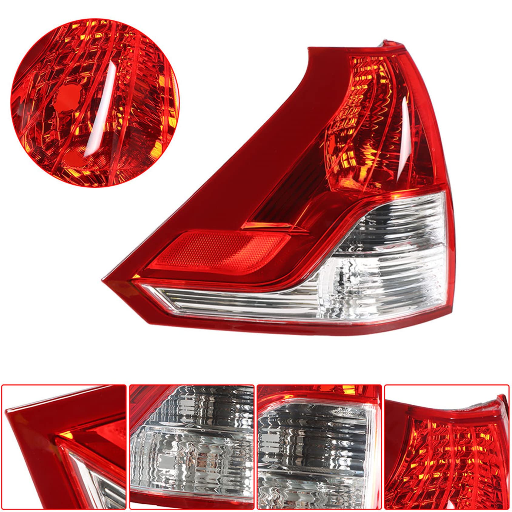 Antuko Rear Left Tail Light Assembly Replacement For 2012-2014 Crv Cr-V Ho2800183 Driver Side