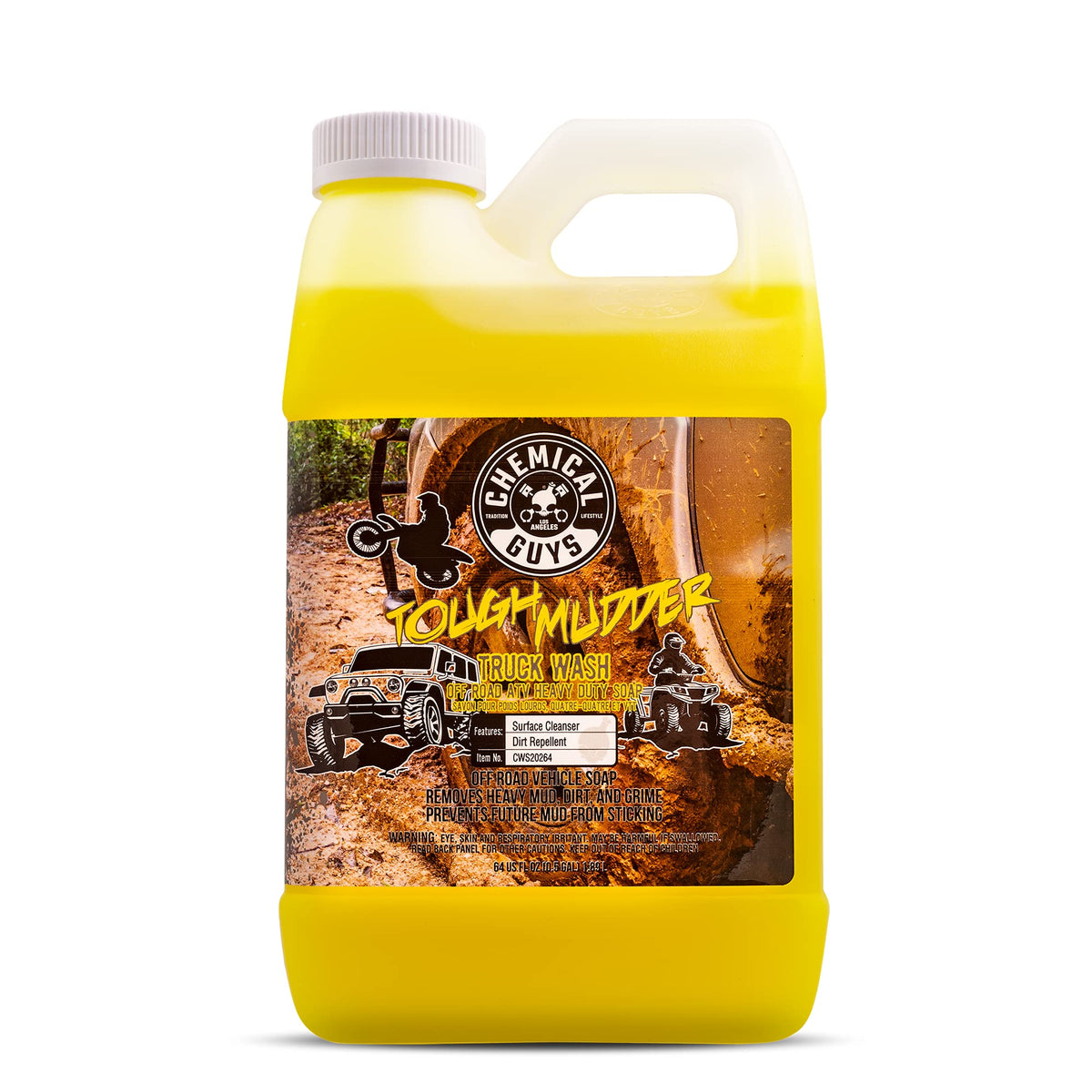 Chemical Guys Cws202 Tough Mudder Foaming Truck, Off Road And Atv And Rv Heavy Duty Wash Soap, (Works With Foam Cannons, Foam Gu
