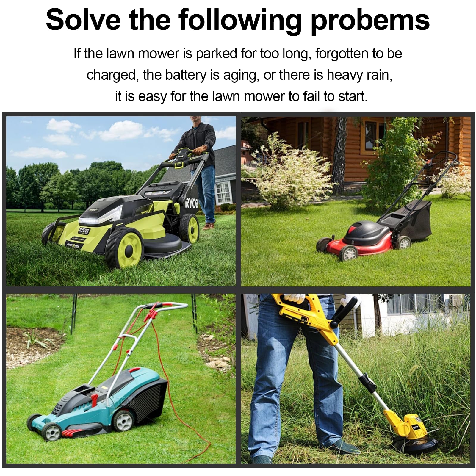 4Pcs 12V Automotive Charger, Battery Maintainer, Trickle Charger For Charging Boats Motorcycles Atvs Riding Mowers & Car Truck S