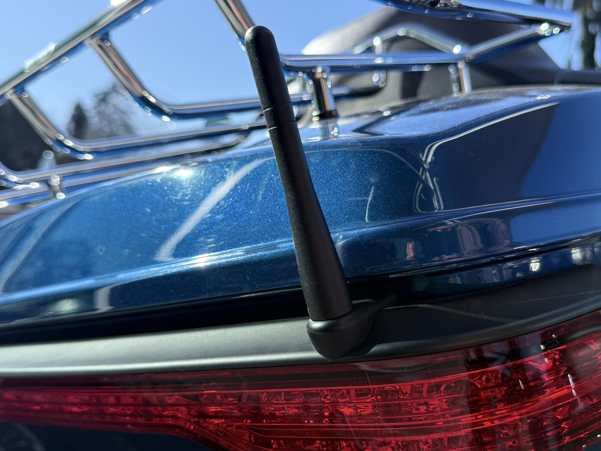 Cravenspeed Stubby Antenna Compatible With Harley-Davidson Motorcycles 1998-2023 | 4 Inches | Short Antenna Replacement | Made I