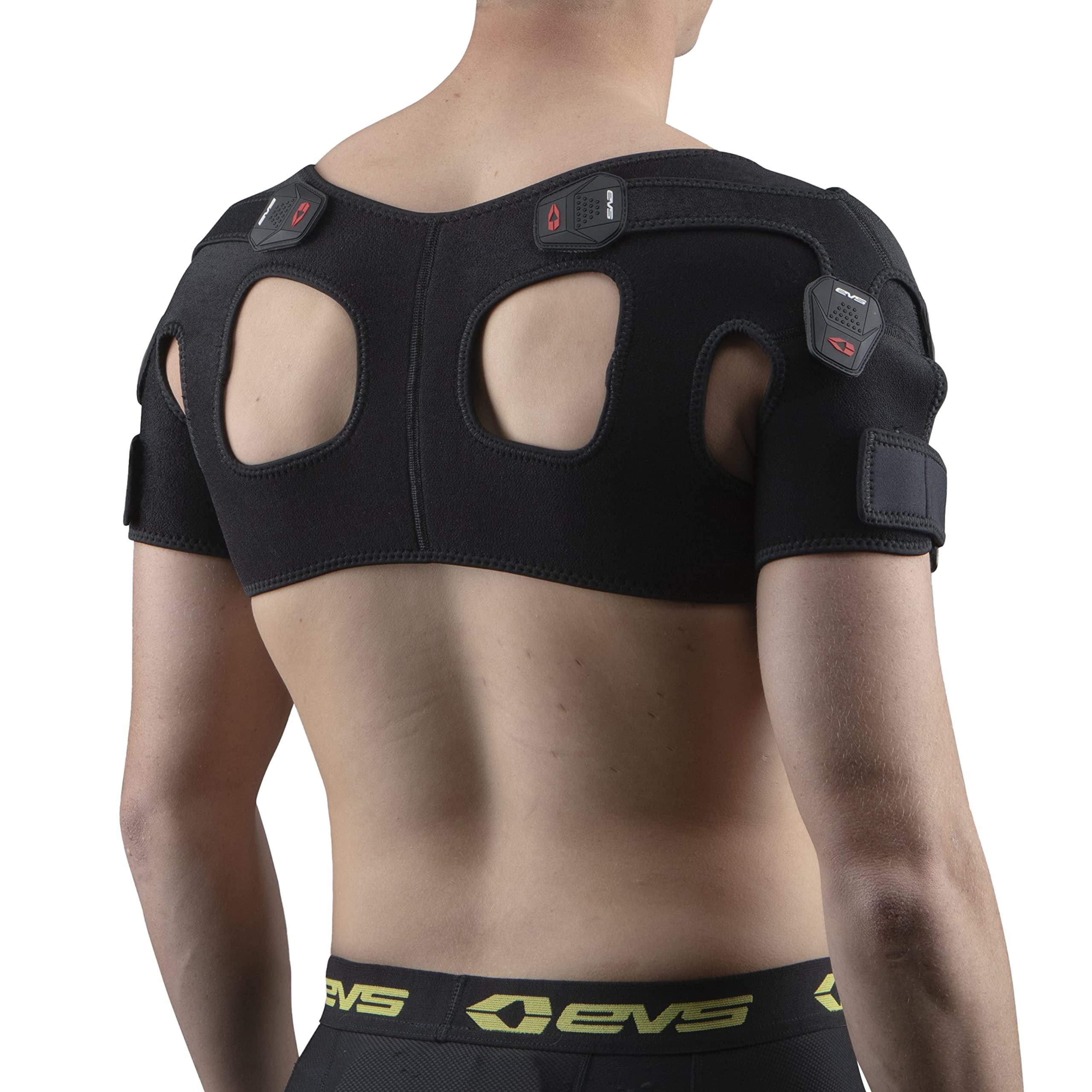EVS SB05 Large Shoulder Brace for Motorcross - Black Mesh Fabric