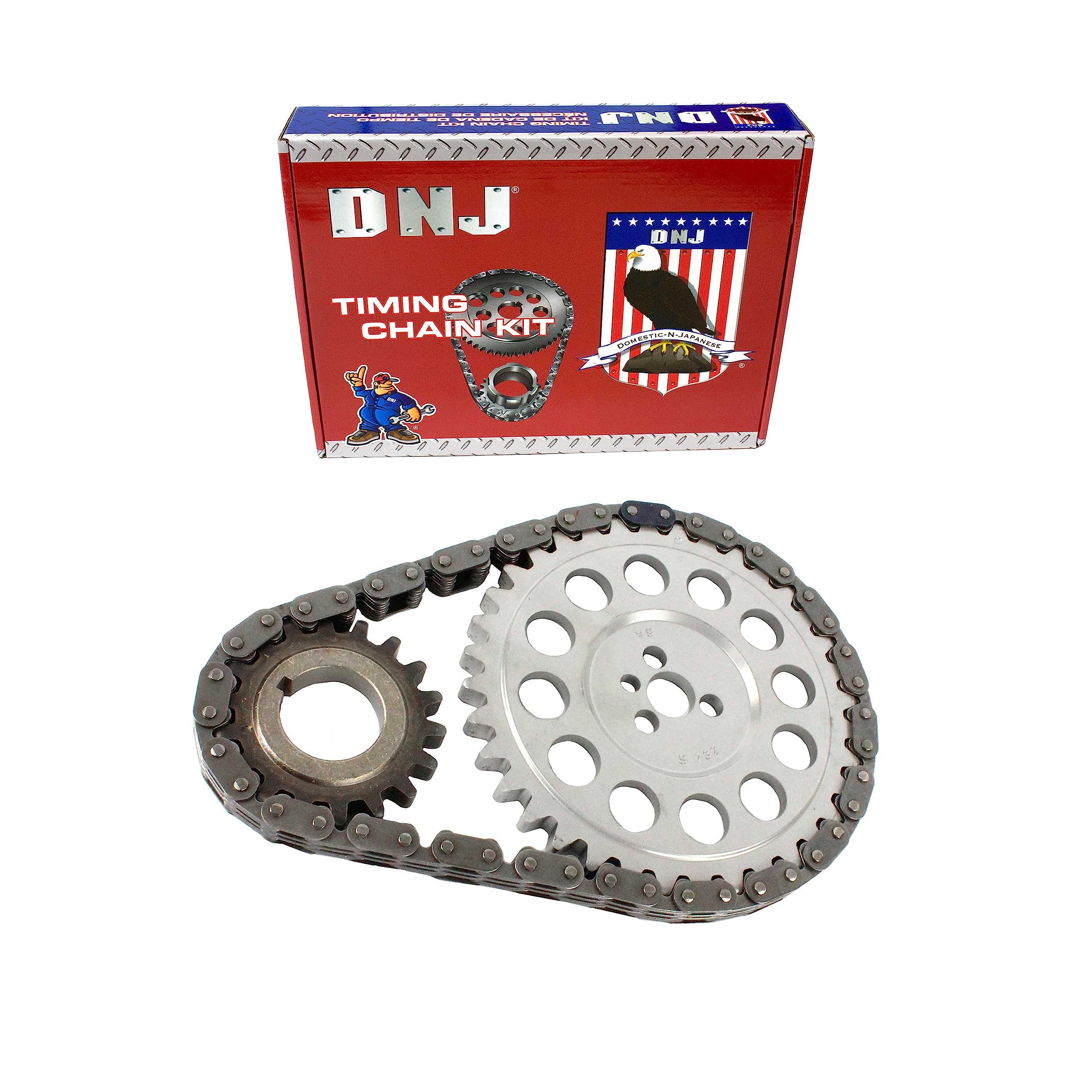 Dnj Tk3104 Timing Chain Kit For 1987-2002 Buick Cadillac Chevrolet Gmc Oldsmobile Pontiac, Camaro, Grand Prix, 5.0L 5.7L V8 16V 