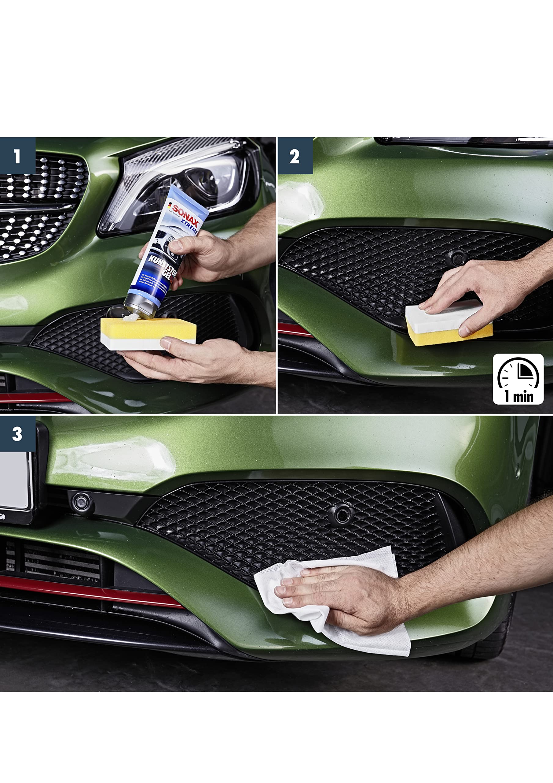 Sonax (210141) Plastic Restorer Gel - 8.45 Fl. Oz.