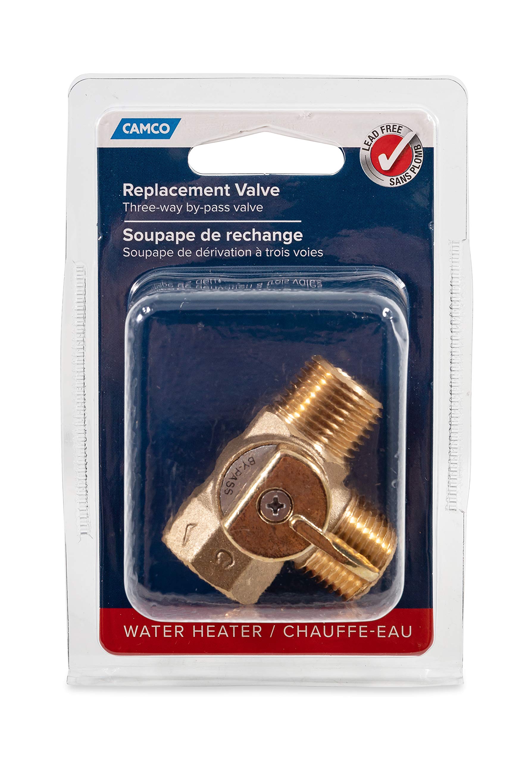 Camco Rv 3-Way By-Pass Valve Replacment Kit For Water Heater | Easy Installation | (37463)