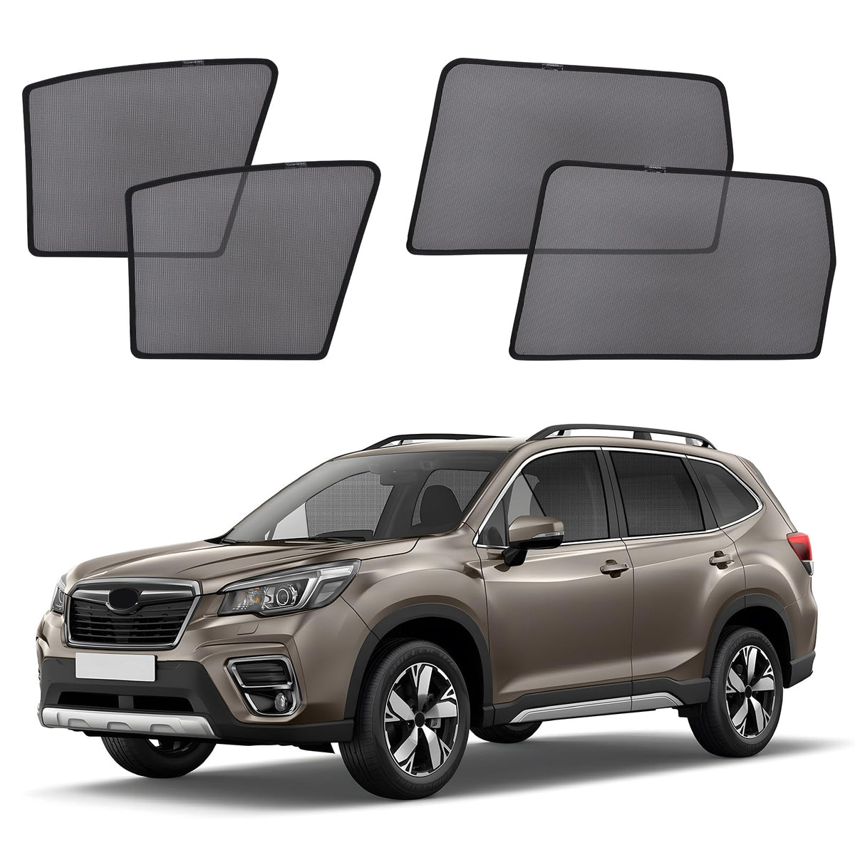 XCBYT Car Window Shades for 2019-2024 Forester Sun Shade for Car Baby Side Window with Breathable Mesh Blocking 99% UV Glare and