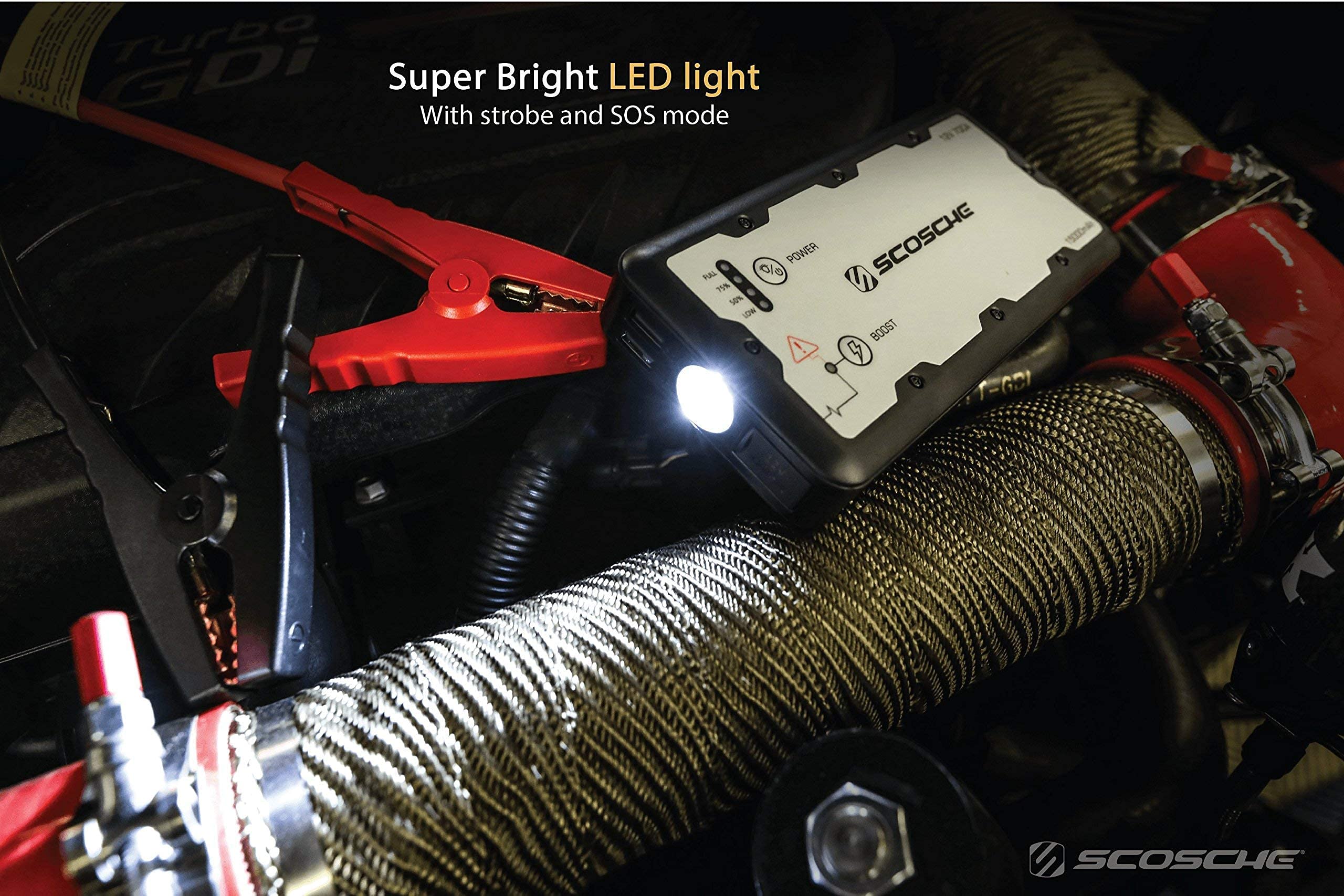 Scosche Pbj700-1 Powerup 700 Portable Car Jump Starter, Battery Booster For Automobiles