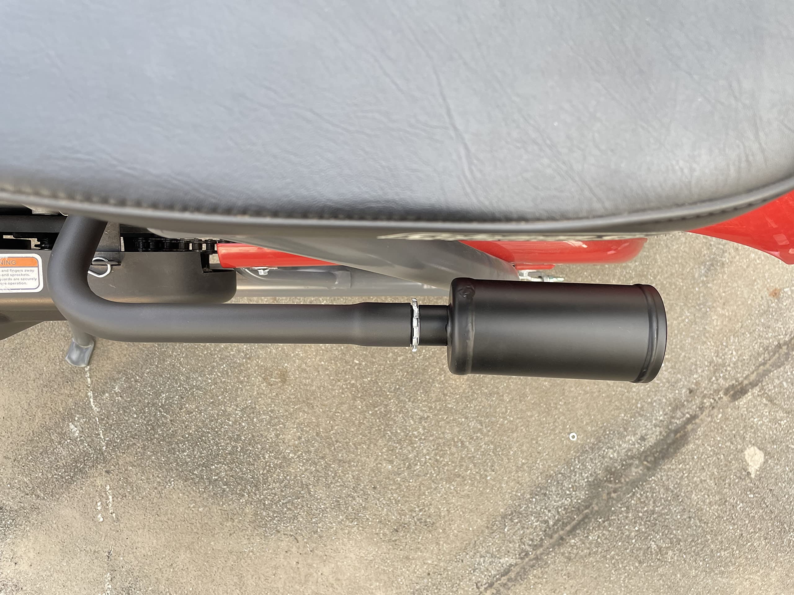 Exhaust with Muffler For Coleman Powersports CT200U BT200X KT196 RB200 MB200,For Predator 212cc 196cc/6.5HP Go Kart and Gas Mini