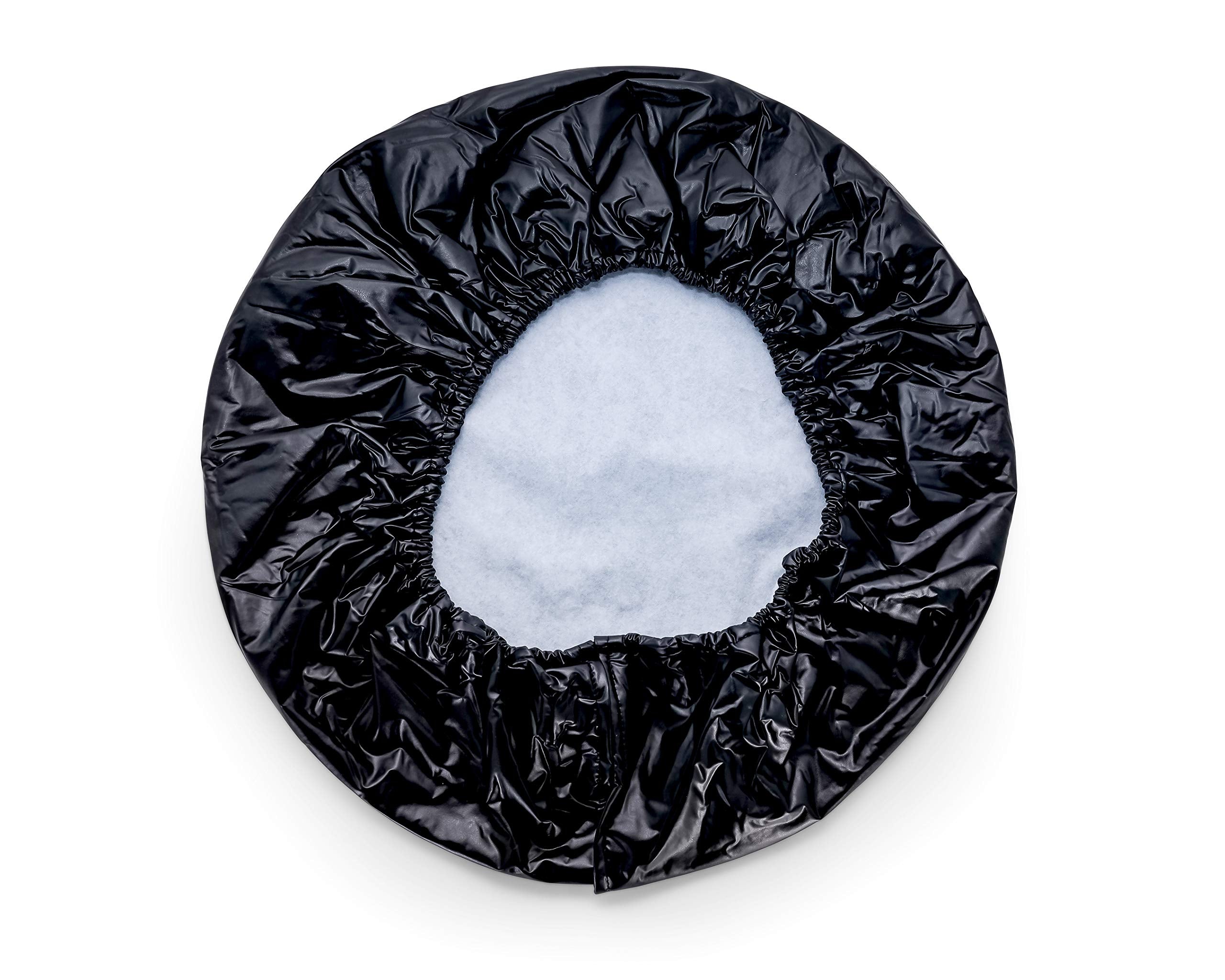 Camco Life Is Better At Campsite 27' Vinyl Cover With Elastic Hem-Durable Design Keeps Dirt, Rain, And Sun Away From Your Spare