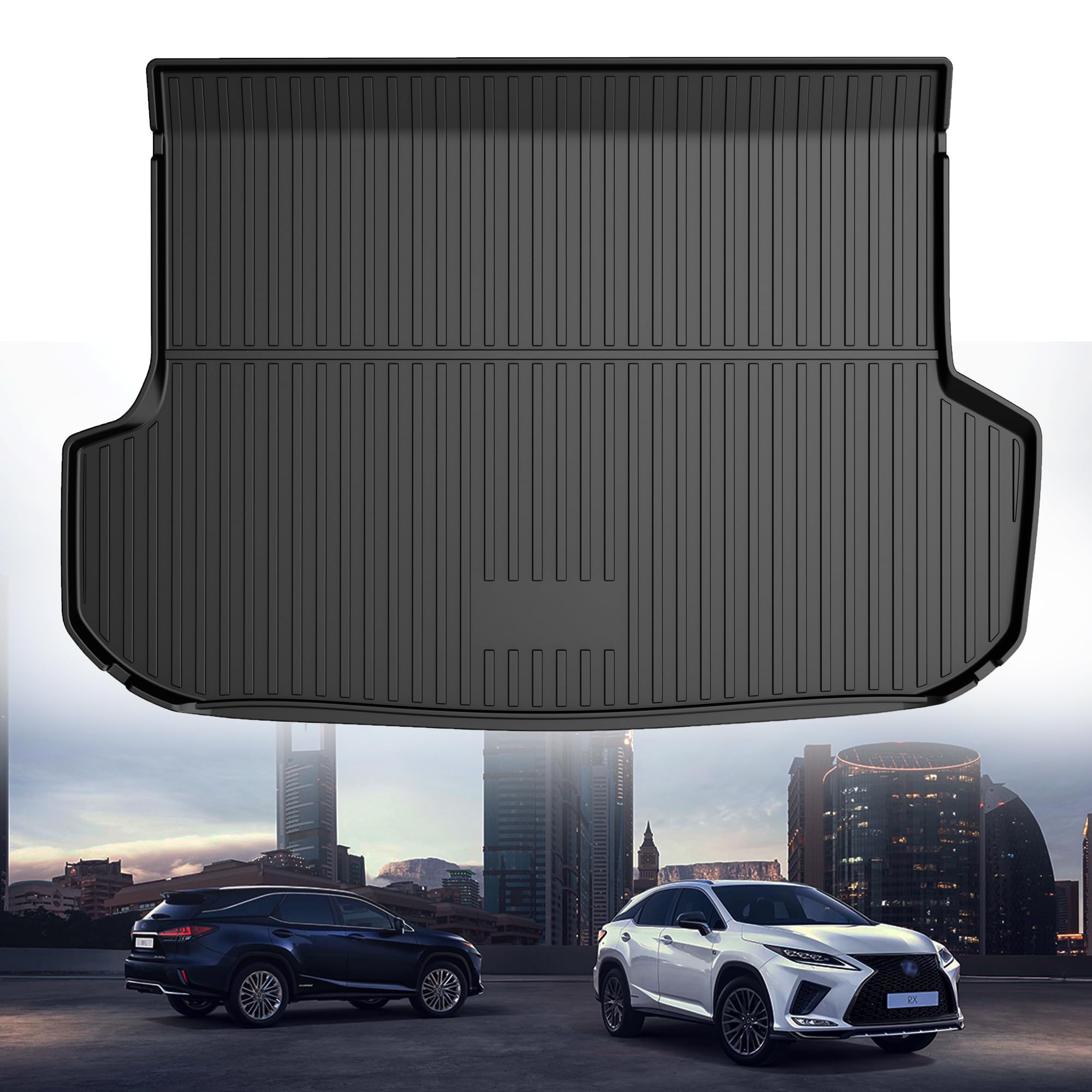 Original Rx Cargo Liners For Lexus Rx Rx350/Rx450H 2016-2022 (No Rxl Models) - Custom Fit Tpe Trunk Mat - All Weather Rubber Tru