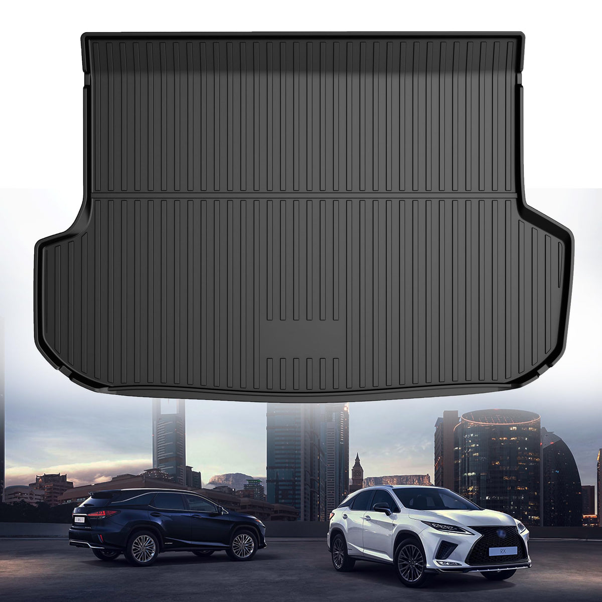 Original Rx Cargo Liners For Lexus Rx Rx350/Rx450H 2016-2022 (No Rxl Models) - Custom Fit Tpe Trunk Mat - All Weather Rubber Tru