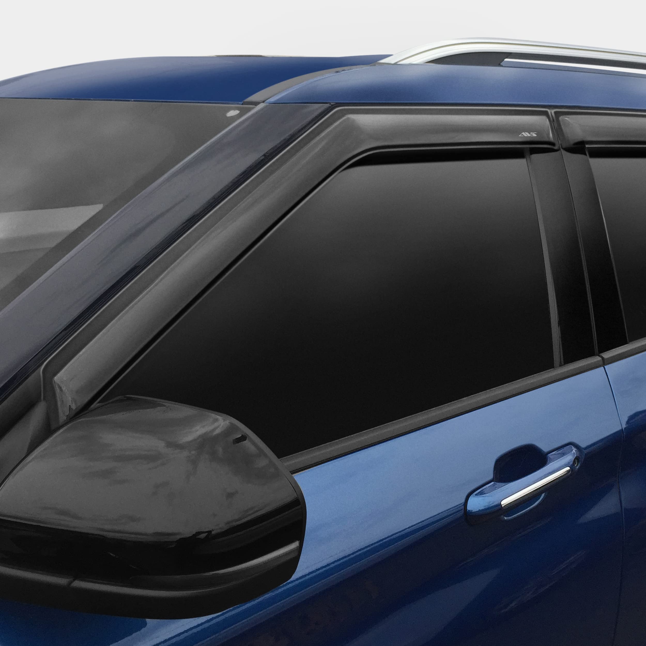 Auto Ventshade [Avs] Outside Mount Ventvisor / Window Deflectors | Fits 2021 - 2024 Ford Bronco Sport, 4 Pcs. | Smoke - 94713