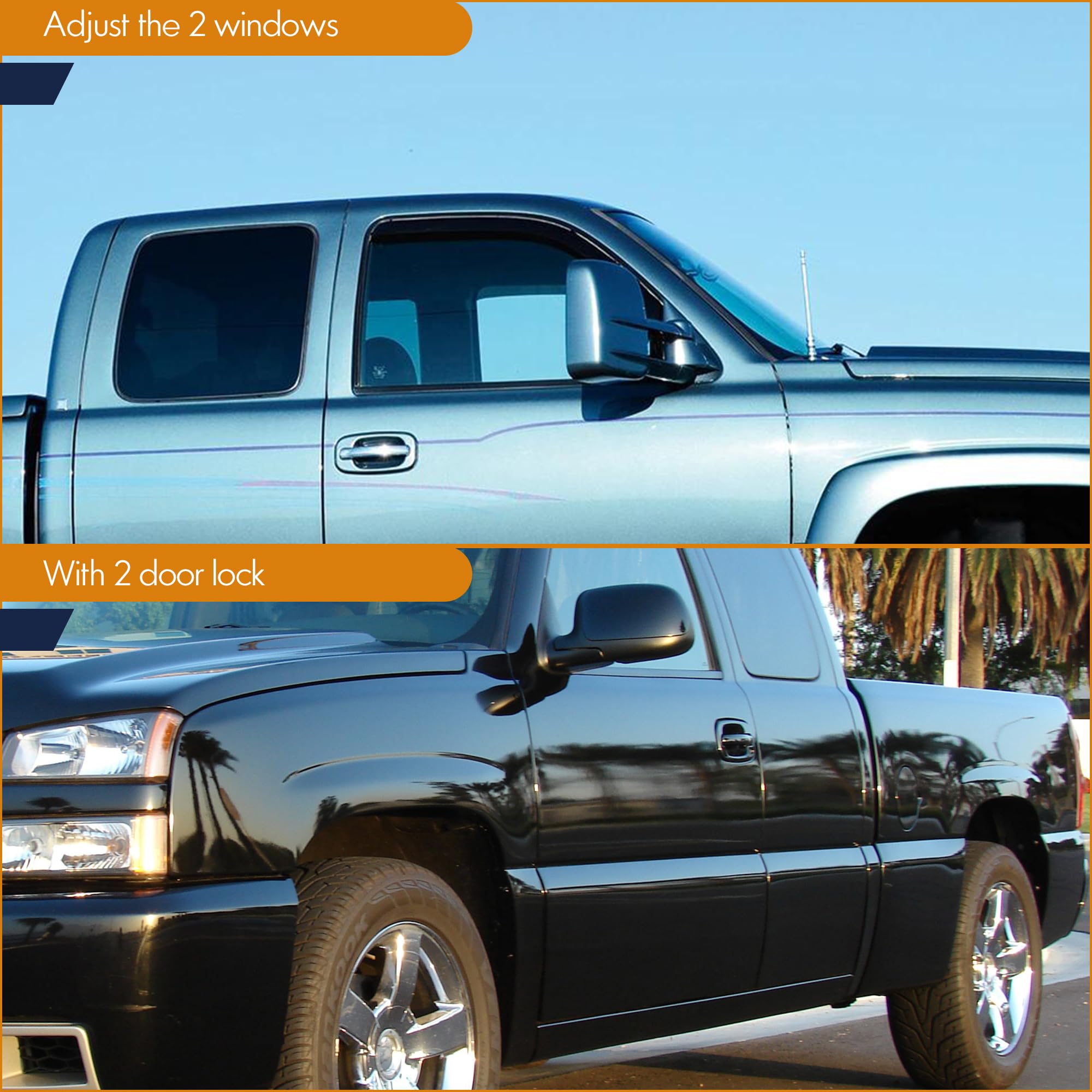 15883318 Front Driver Side Door Lock And Window Power Switch Fit For 2003-2007 Chevrolet Silverado, 2003-2007 Gmc Sierra, 920-02