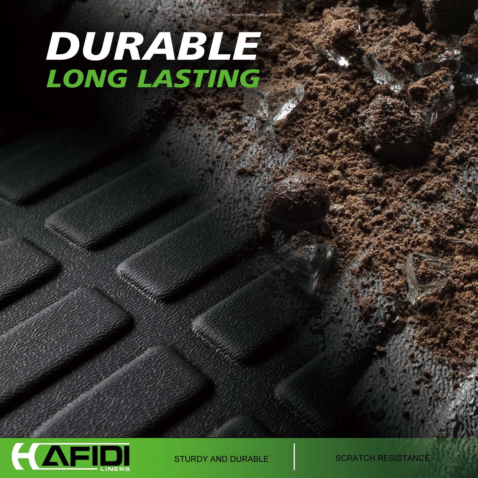 HAFIDI Floor Mats Custom for Chevrolet Chevy Bolt EV 2017-2023 (Not EUV) All Weather Protection TPE Heavy Duty Non-Slip Automoti