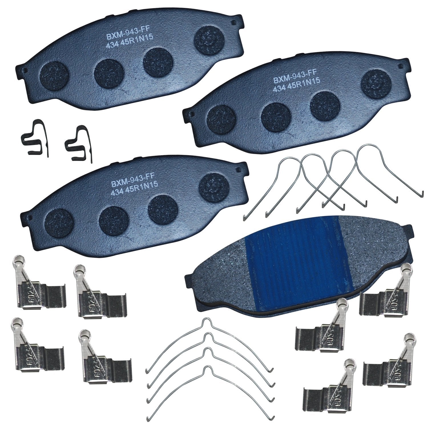 Bendix Premium Sbm434 Semi-Metallic Front Brake Pads For Toyota Pickup 1995-1989, T100 1998-1993