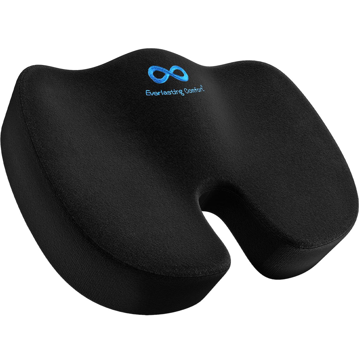 Everlasting Comfort Doctor Recommended Memory Foam Seat Cushion For Office Chairs & Car Seat - Ergonomic Office Desk Accessories