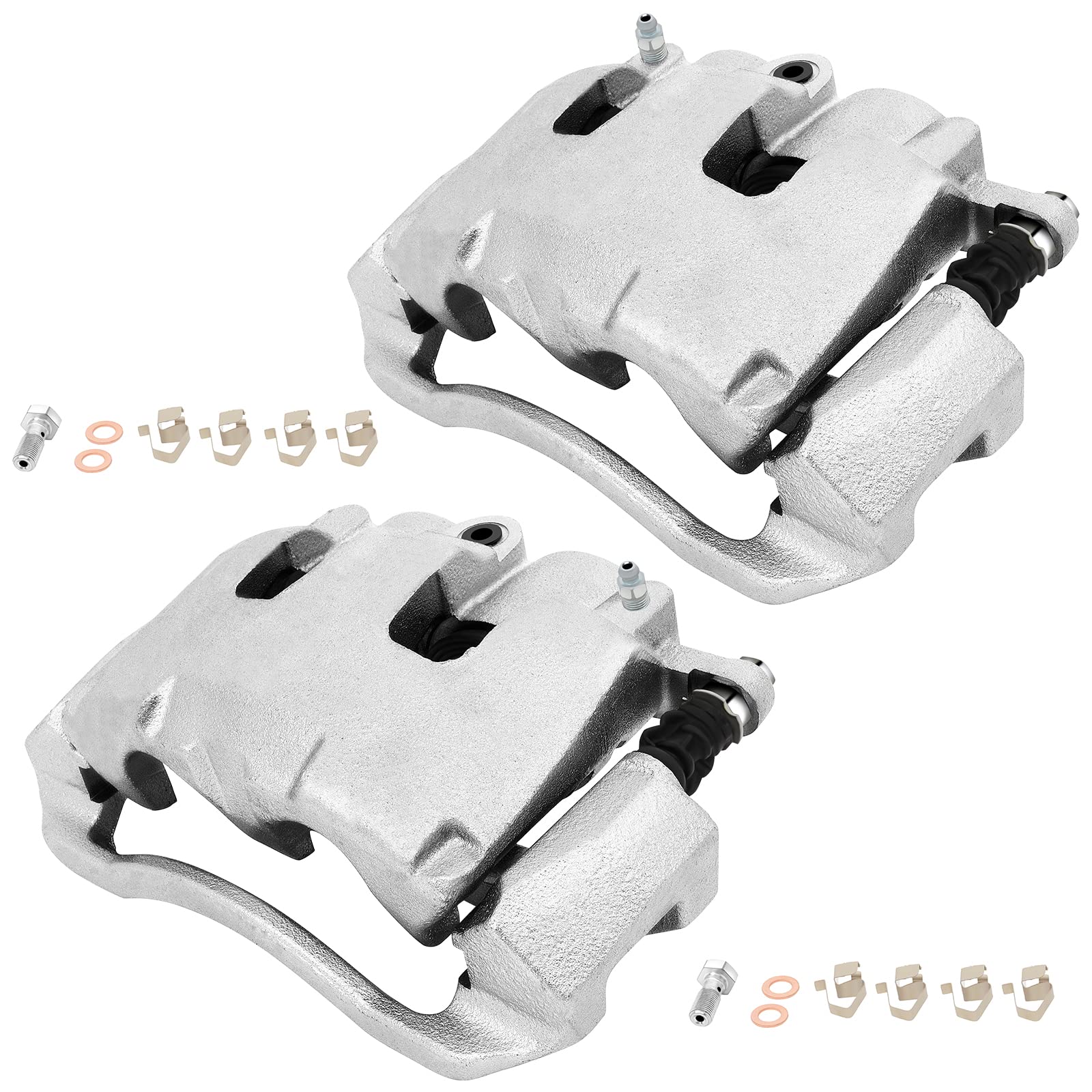 cciyu 18B5054 18B5055 Front Left & Right Brake Calipers With Bracket For Chrysler For Aspen,For Dodge For Dakota/For Durango/For
