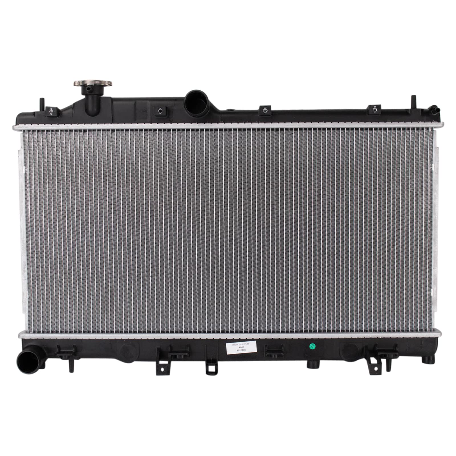 Trq Radiator Assembly Aluminum Core Compatible With 15-20 Subaru Wrx Sti Cu13458