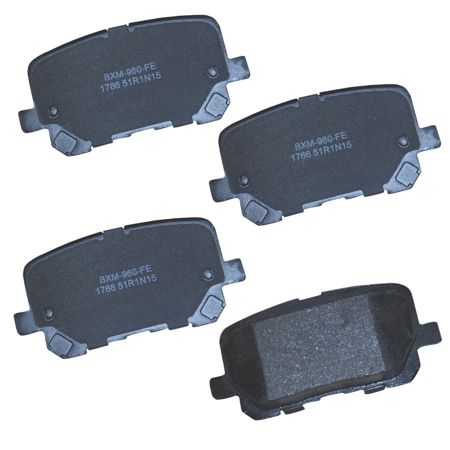 Bendix Premium Sbm1766 Semi-Metallic Rear Brake Pads For Dodge Charger 2023-2014