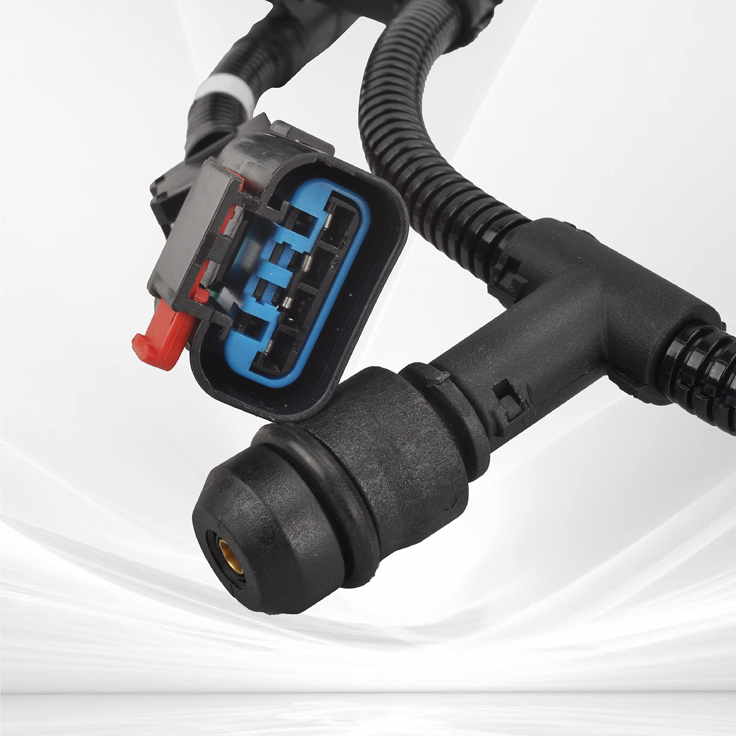 FGJQEFG Glow Plug Connector Wire Harness + Glow Plugs Removal Tool Compatible with 04-10 Ford 6.0L Powerstroke Diesel F250 F350