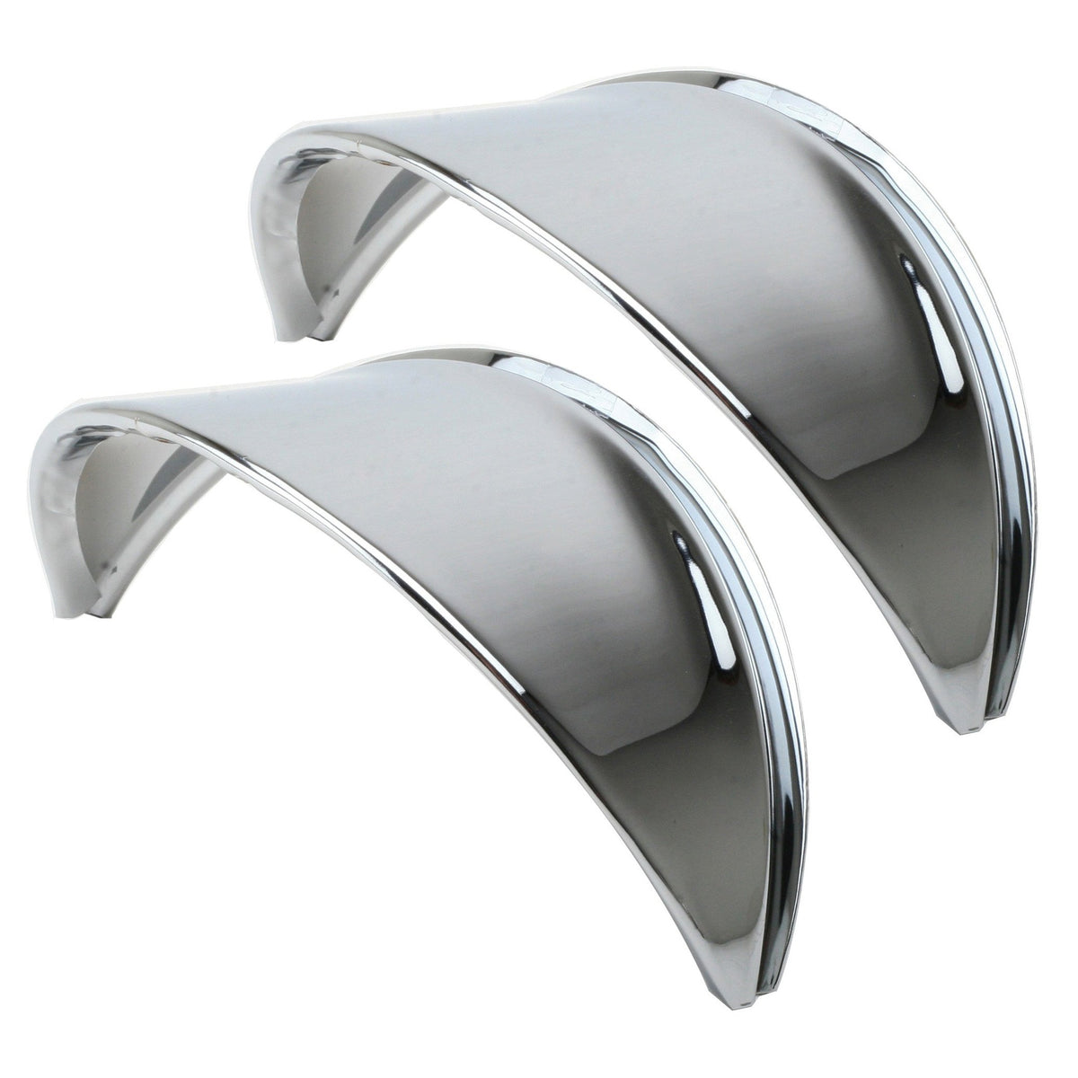 Headlight Eyebrow, Chrome Smooth, Sold As Pair, Compatible With Dune Buggy
