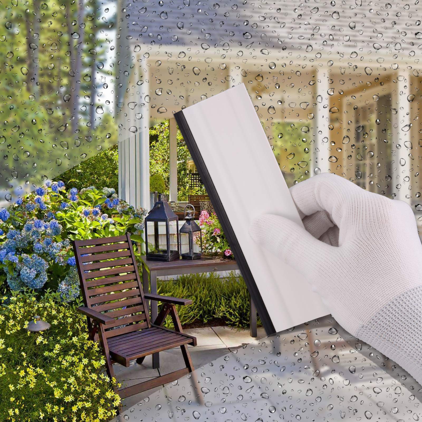 Ehdis 6'' Block Squeegee Car Rubber Squeegee For Car Window Windshield,Film,Stickers,Decals And Vinyl Applicator Tool, Pack Of 2