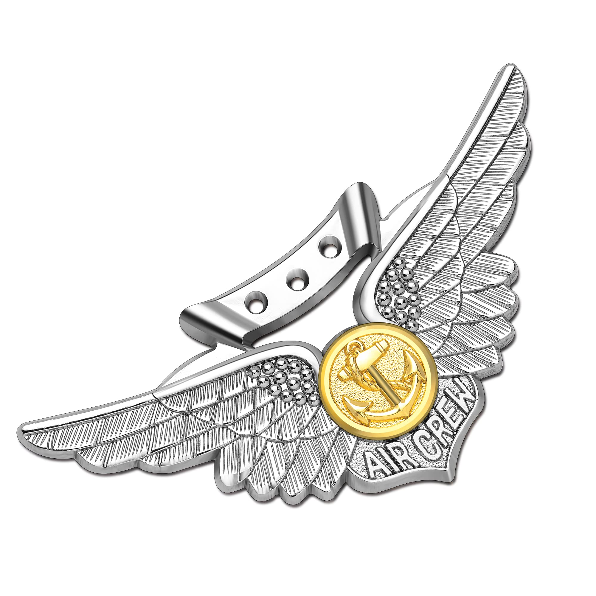 Marine Combat Aircrew Metal Decal Auto Emblem