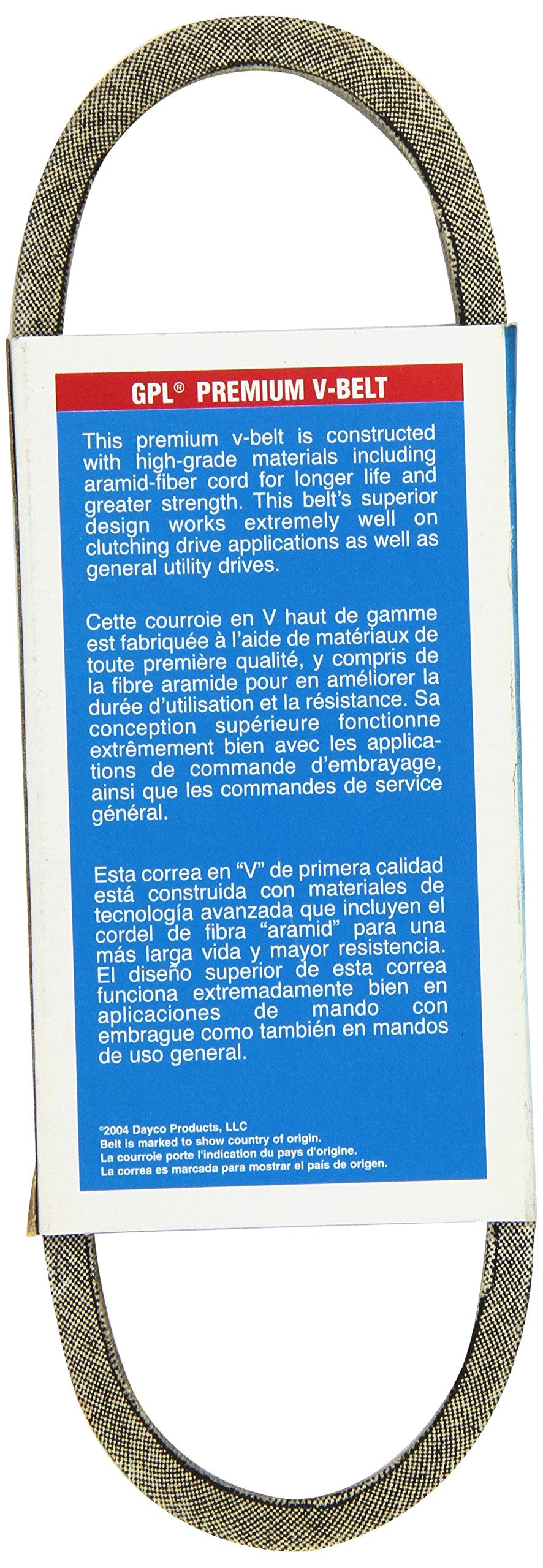 Dayco L422 V Belts , Black