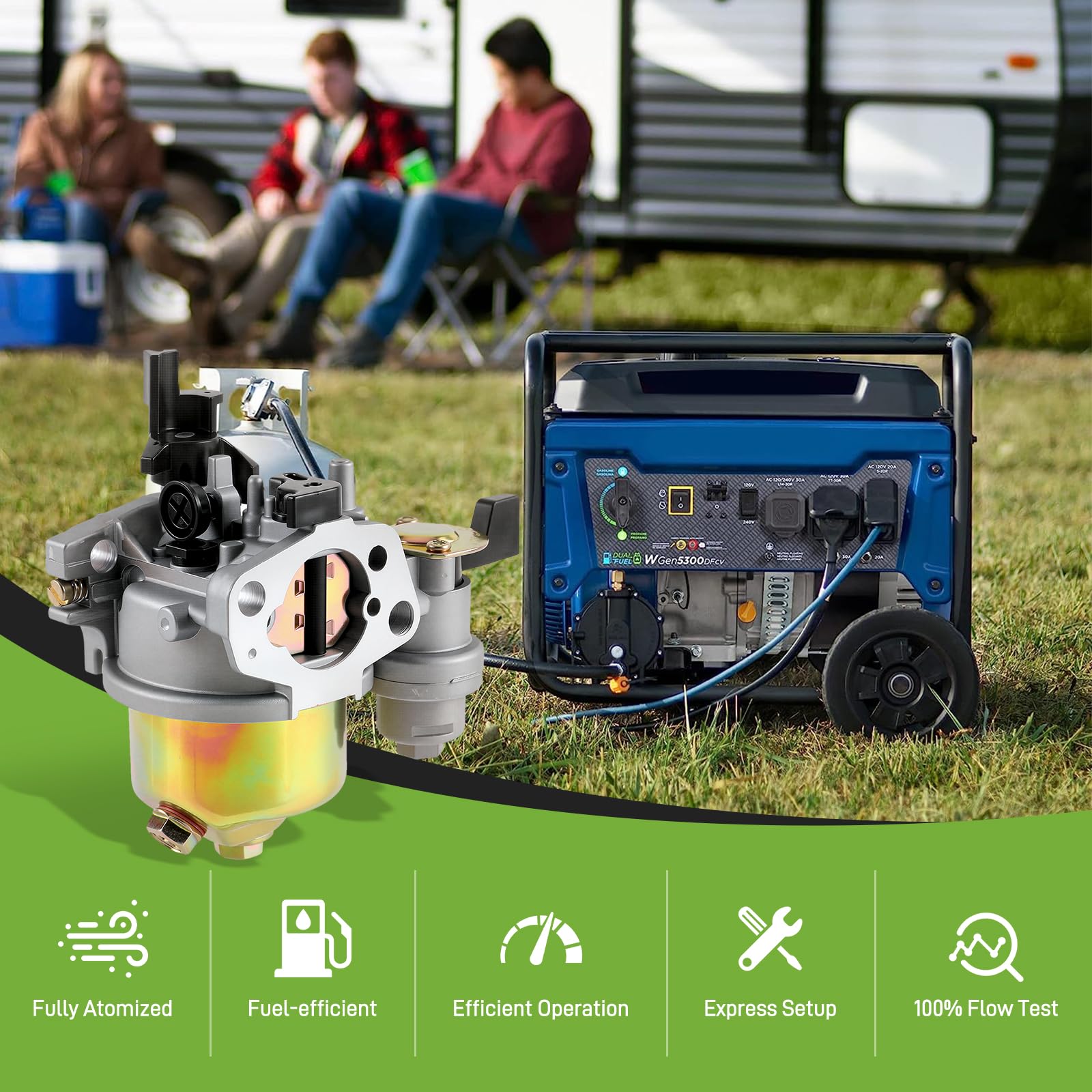 Partszen 596079 595780 592864 Carburetor Tune-Up Kit Fit For 130G32 Series Engine With Parts