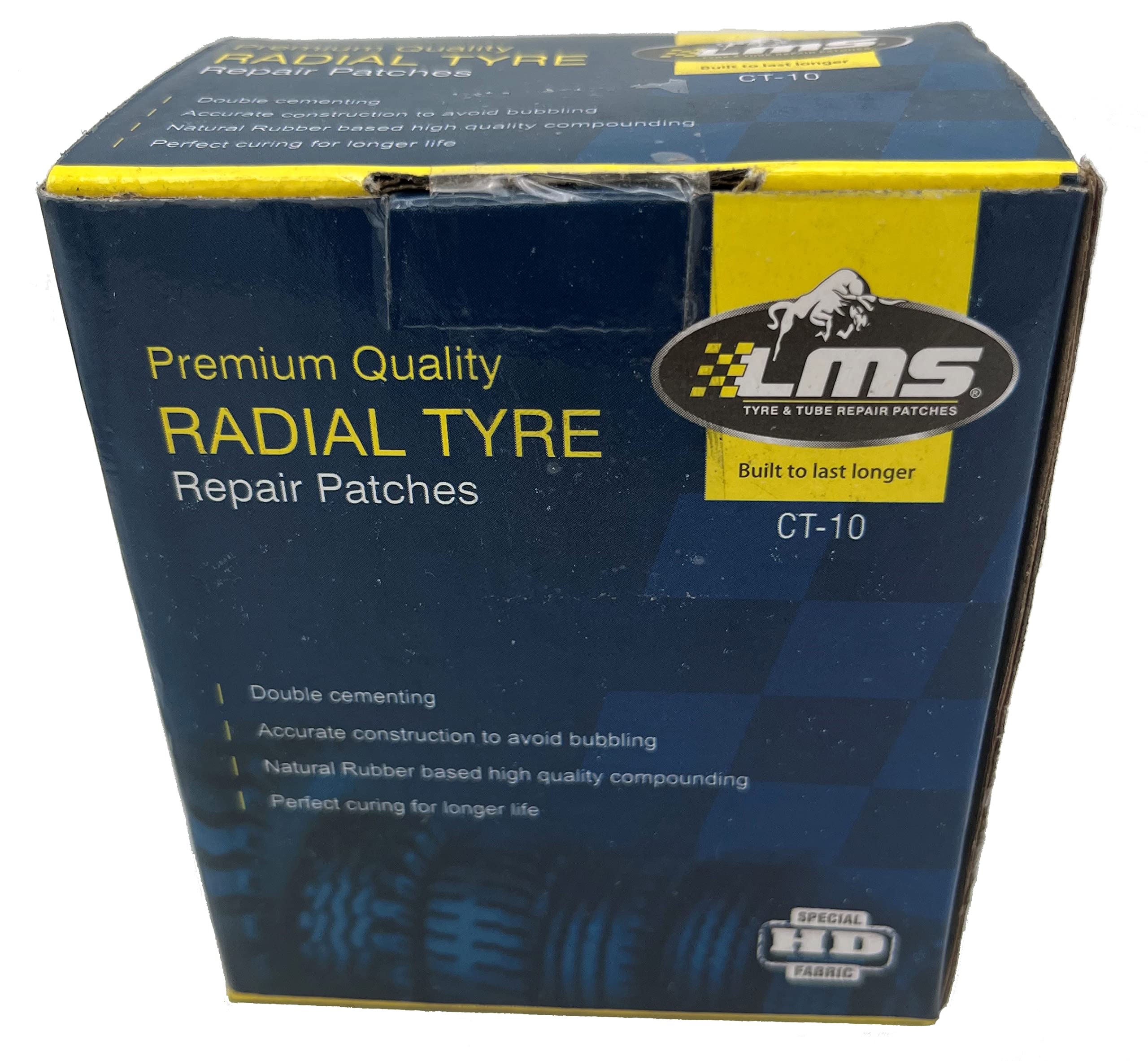LMS Radial Tire Repair Patches (3-1/4x2-1/8)