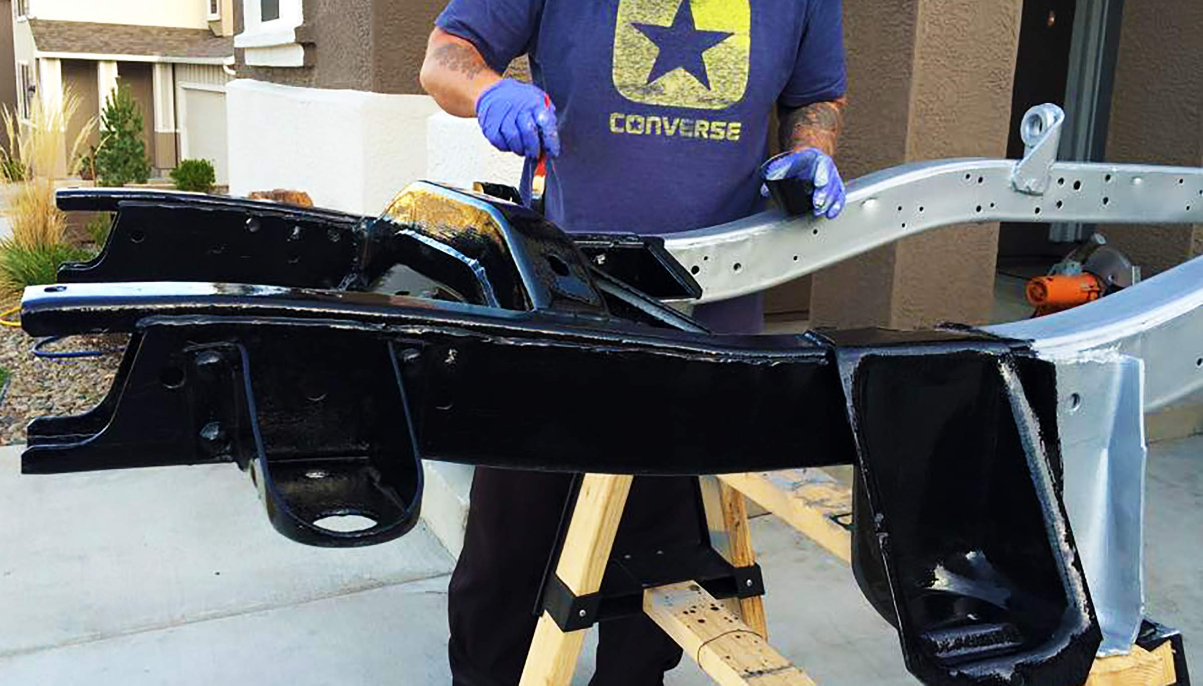 Rust Bullet - Blackshell - Gloss Black Rust Inhibitor, Rust Preventive Coating - Uv Resistant Rust Treatment - Pint